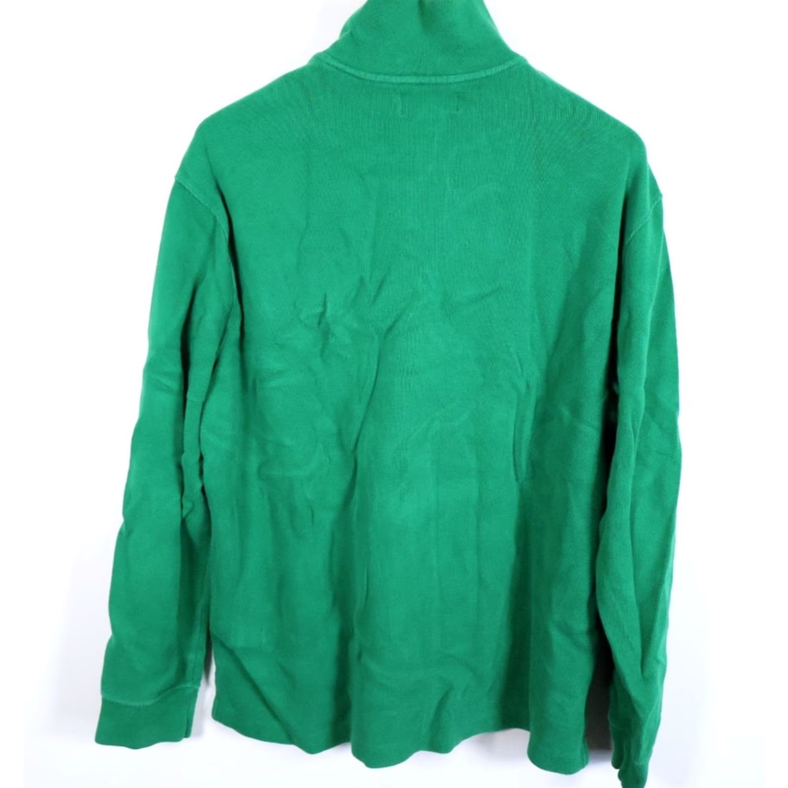 Polo Ralph Lauren Polo Ralph Lauren Sweater Men's XL Green 1/4 Zip Knit 100% Cotton Pullover Mock Neck Printed Pony Vintage? Size US XL / EU 56 / 4 - 2 Thumbnail