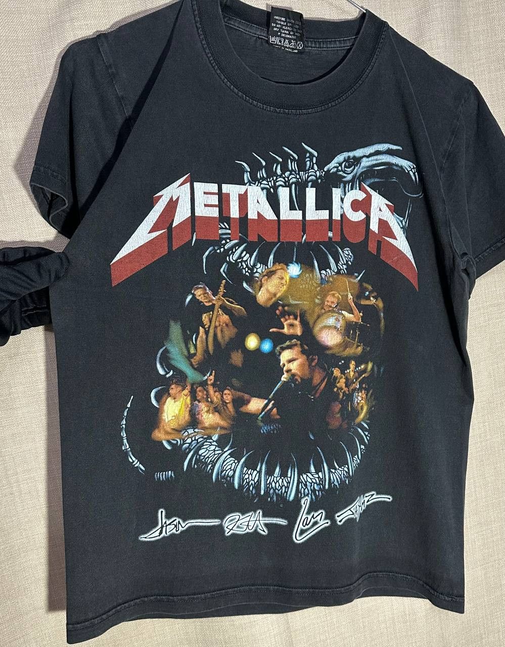 Other Y2K Metallica Band t Shirt Snake Skull Grunge Rock Metal Tee Size US S / EU 44-46 / 1 - 2 Thumbnail