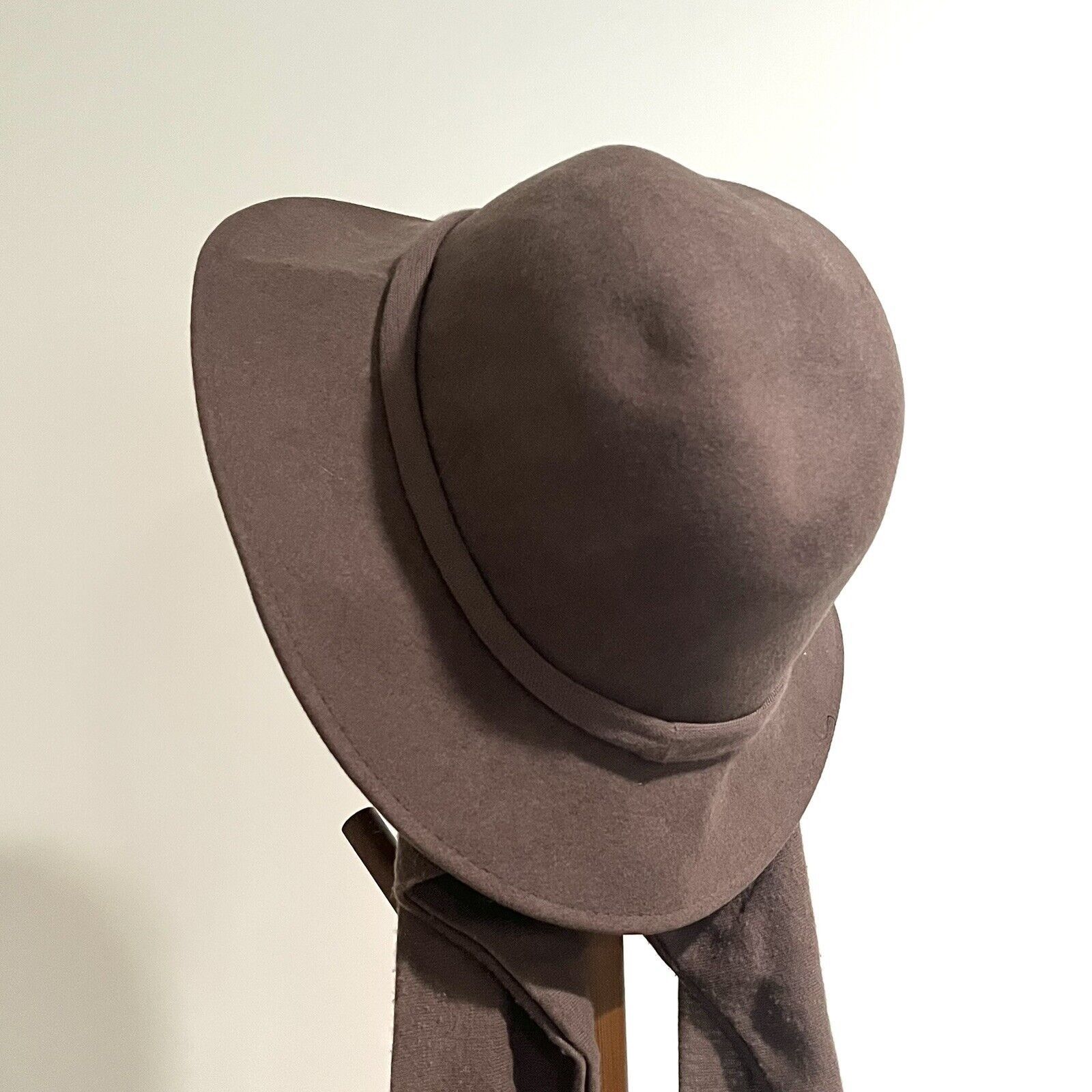 Other Geo W Bollman Co Doeskin Felt Wool Womens Hat Attached Scarf Size ONE SIZE - 5 Thumbnail