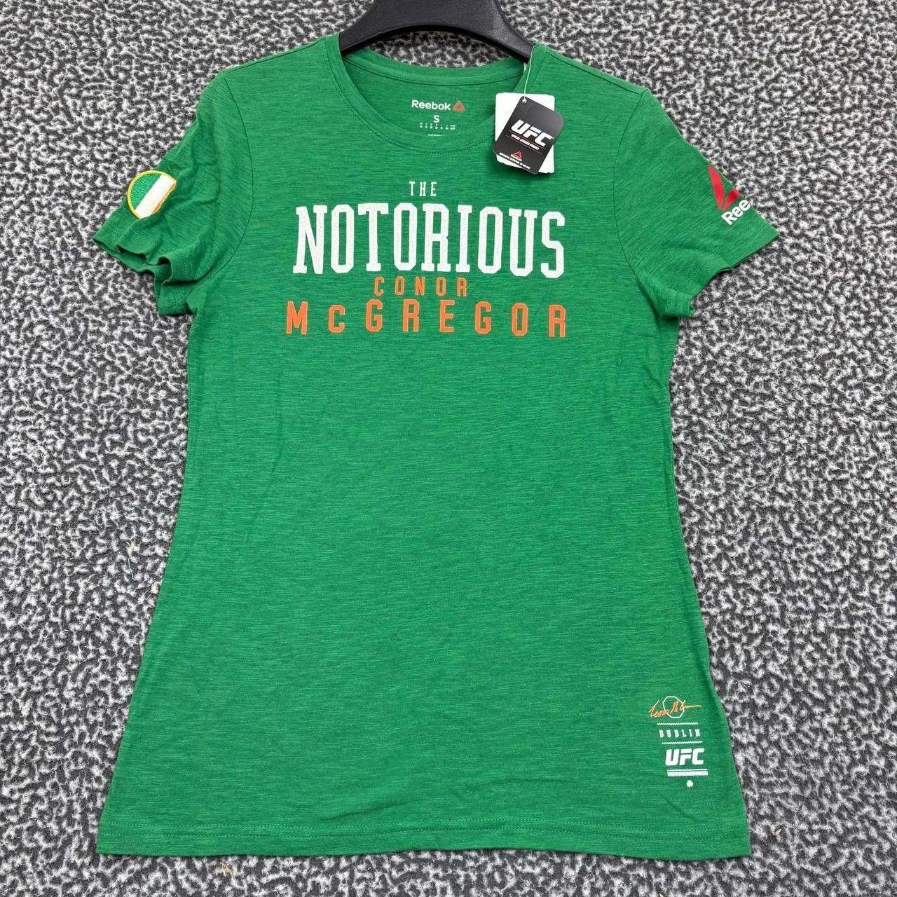Reebok Conor Mcgregor UFC Shirt Women Short Sleeve Crew Neck S Size S / US 4 / IT 40 - 1 Thumbnail