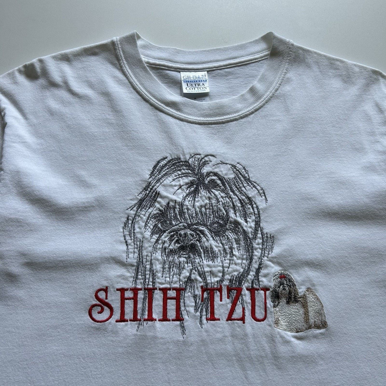 Vintage Vintage Shih Tzu Dog T Shirt Medium Y2K Animal Puppy Art Size US M / EU 48-50 / 2 - 2 Thumbnail