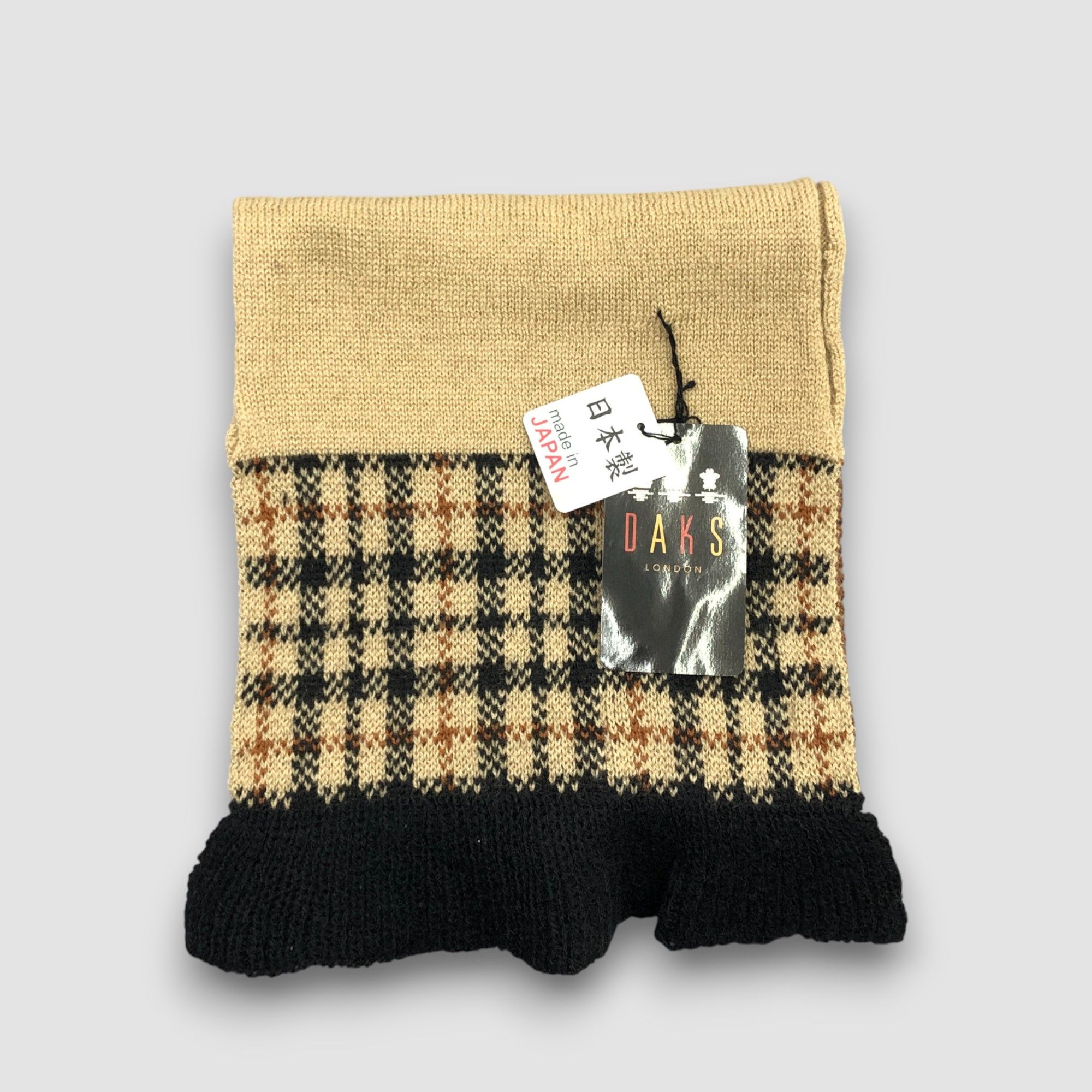 DAKS NWT Vintage Daks London Scarf Muffler Wool Knit Neck Scarves Size ONE SIZE - 3 Thumbnail