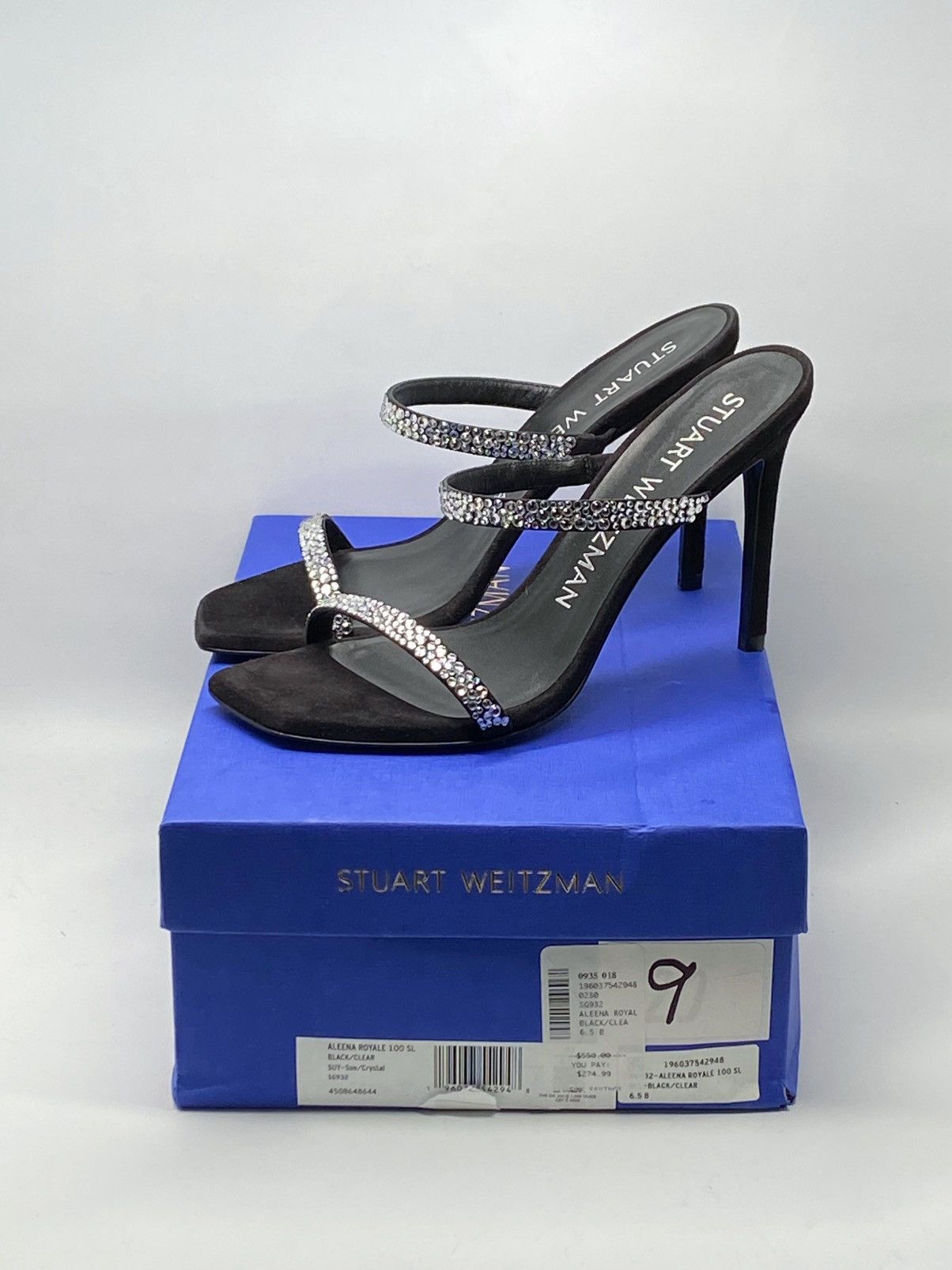 Stuart Weitzman Stuart Weitzman Suede Embellished Sandals size 6.5 Size US 6.5 / IT 36.5 - 9 Thumbnail