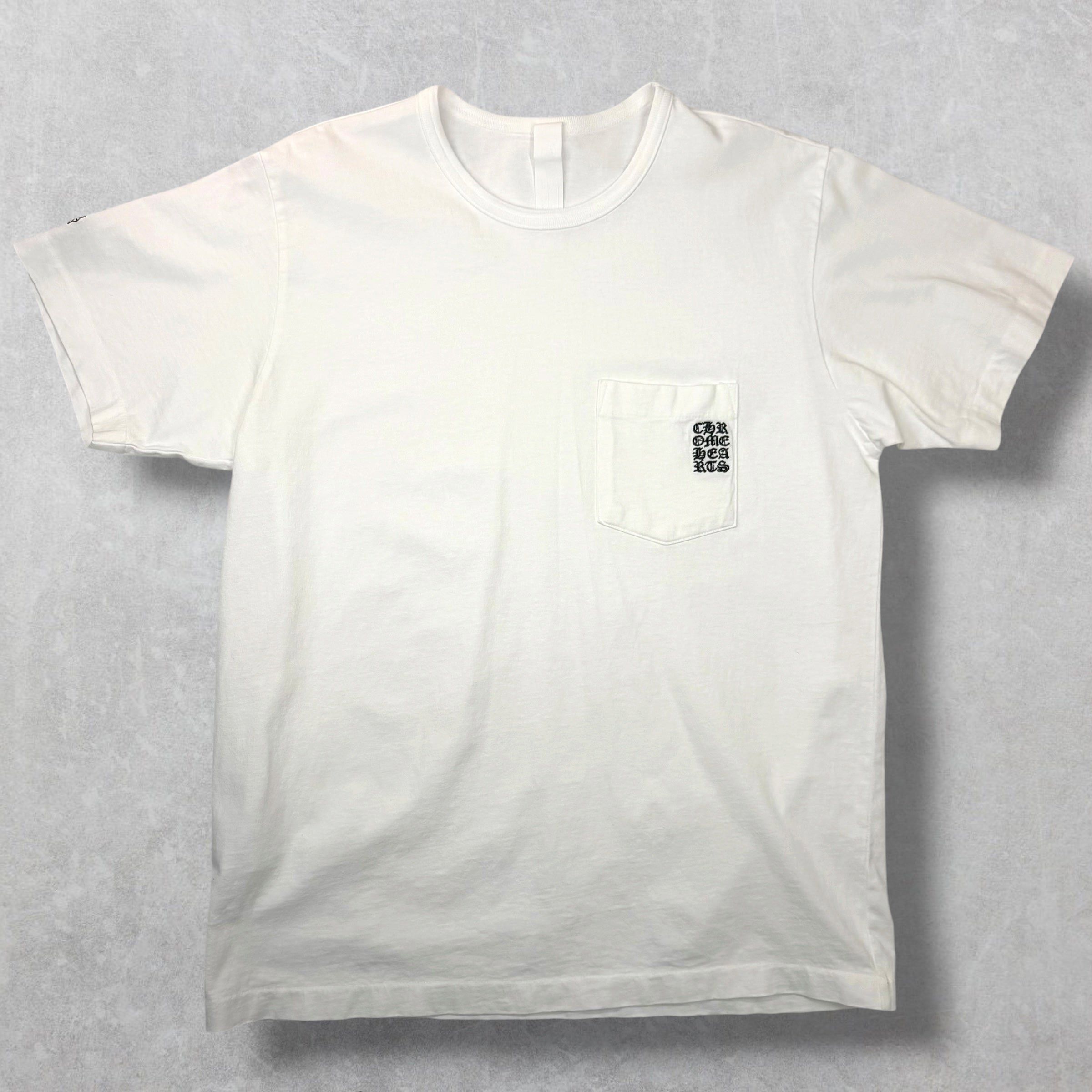 Chrome Hearts Chrome Hearts GRP Y NOT White Tee L Size US L / EU 52-54 / 3 - 1 Thumbnail