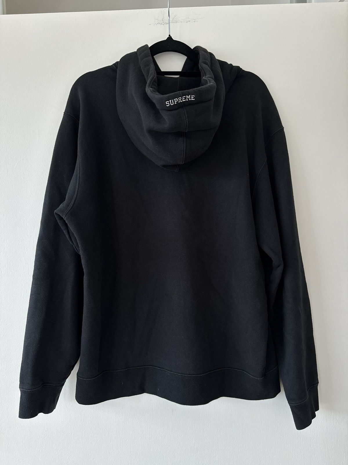 Supreme Supreme Nike Leather Appliqué Hoodie Black Size US M / EU 48-50 / 2 - 4 Thumbnail