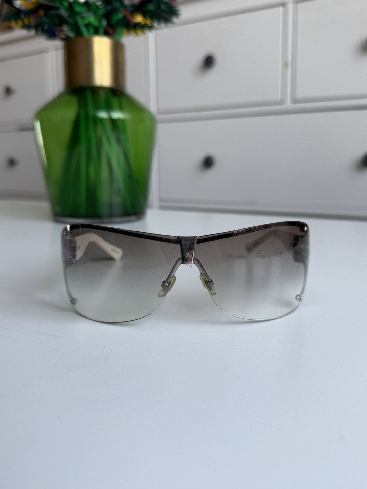 小物 archive GUCCI l eyewear rimless y2k Vintage y2k Gucci 2807/S rimless sunglasses archive designer