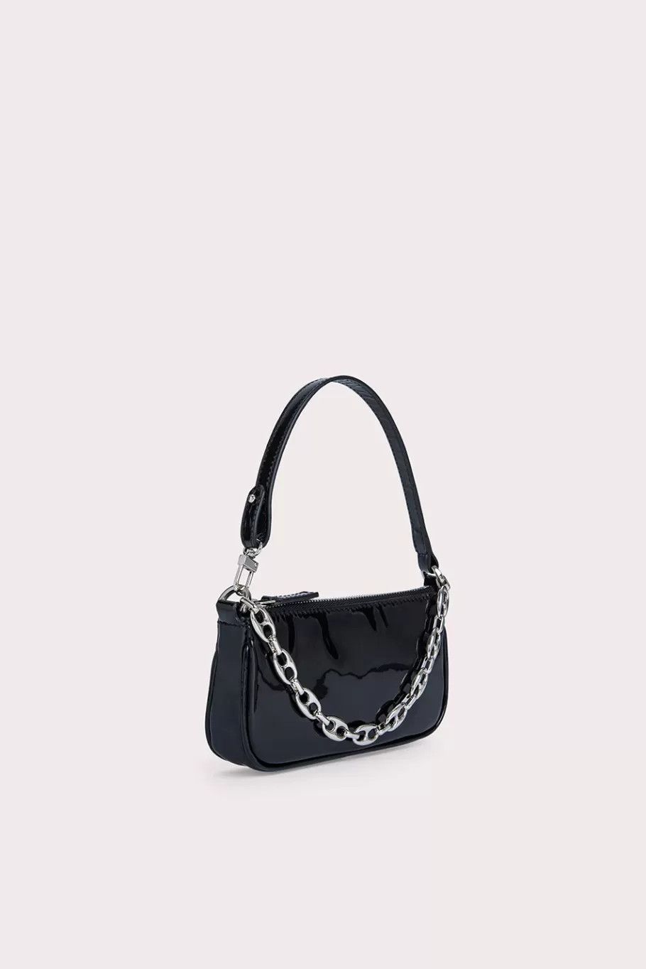 By Far o1mle1224 Size : OS/Patent Leather Mini Bag in Black Size ONE SIZE - 2 Thumbnail