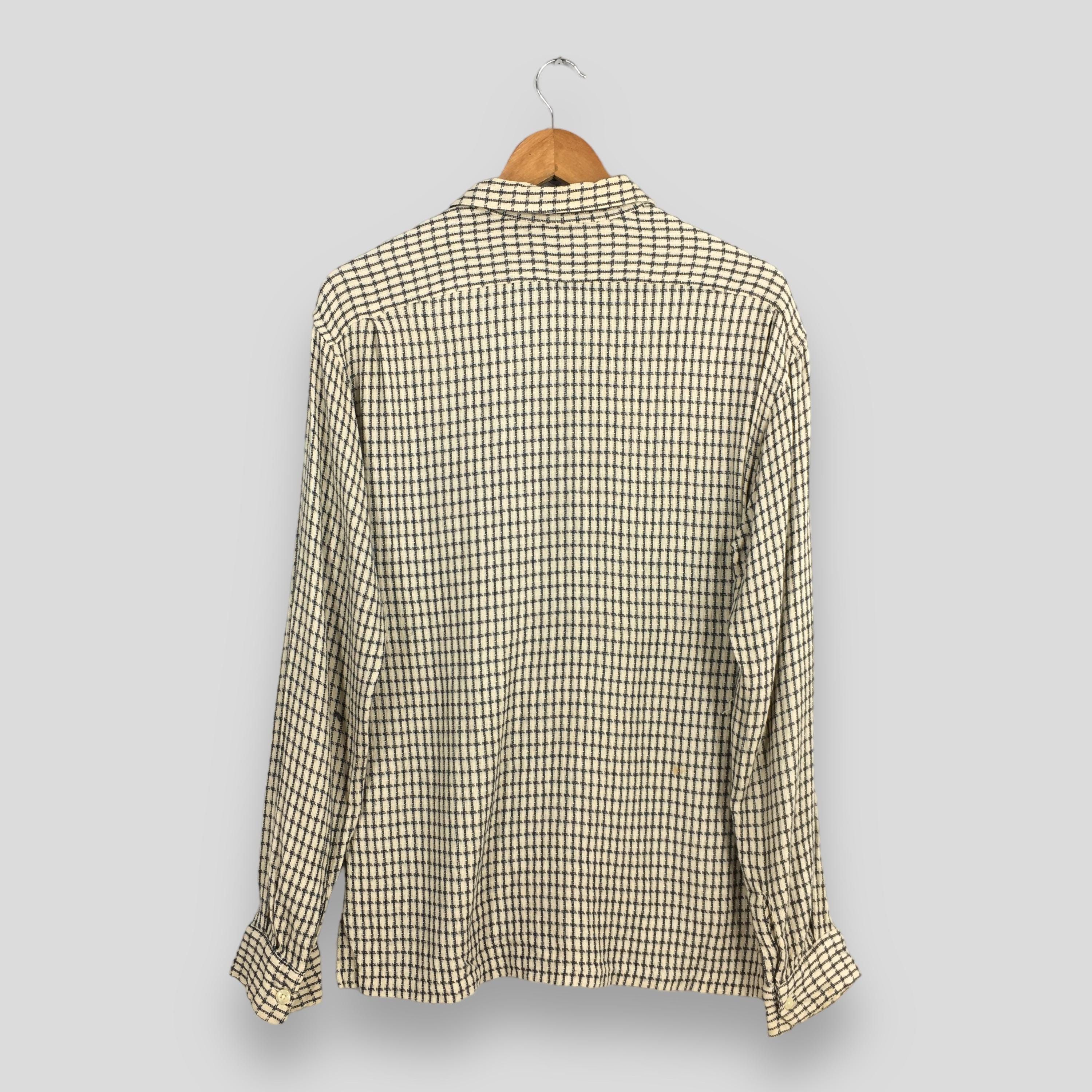 Flannel × Vintage Vintage Mil Spec Checkered Gingham Flannel Shirt Medium Size US M / EU 48-50 / 2 - 8 Thumbnail