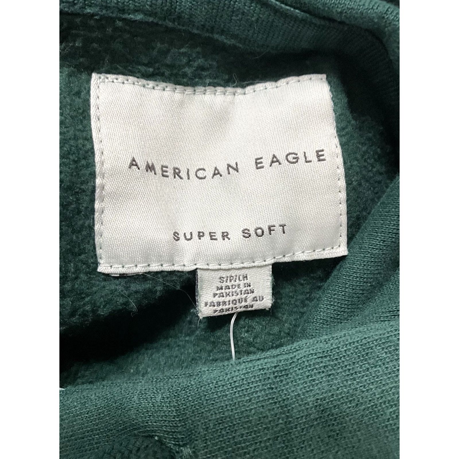 American Eagle Outfitters VINTAGE? American Eagle Hoodie Pullover Womens Green Front Pocket Drawstring Crew Neck Regular Size XS Size S / US 4 / IT 40 - 5 Thumbnail