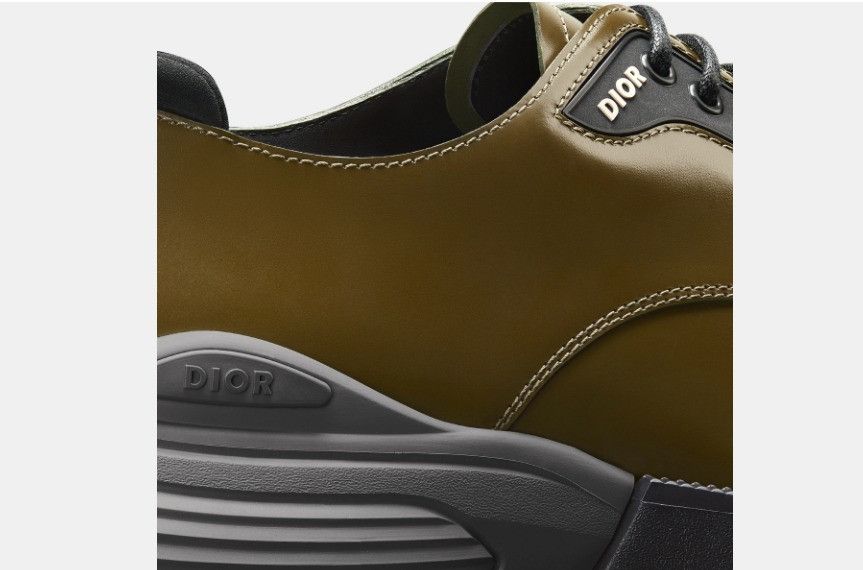 Dior o1w1db10325 3DE37 Combat Derby Shoes in Khaki Size US 13 / EU 46 - 4 Thumbnail