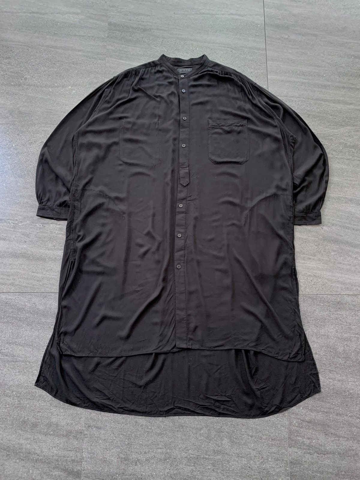 Yohji Yamamoto FREE TAX! SYTE Rayon Hybrid Long Shirt Dreas Size M / US 6-8 / IT 42-44 - 1 Thumbnail