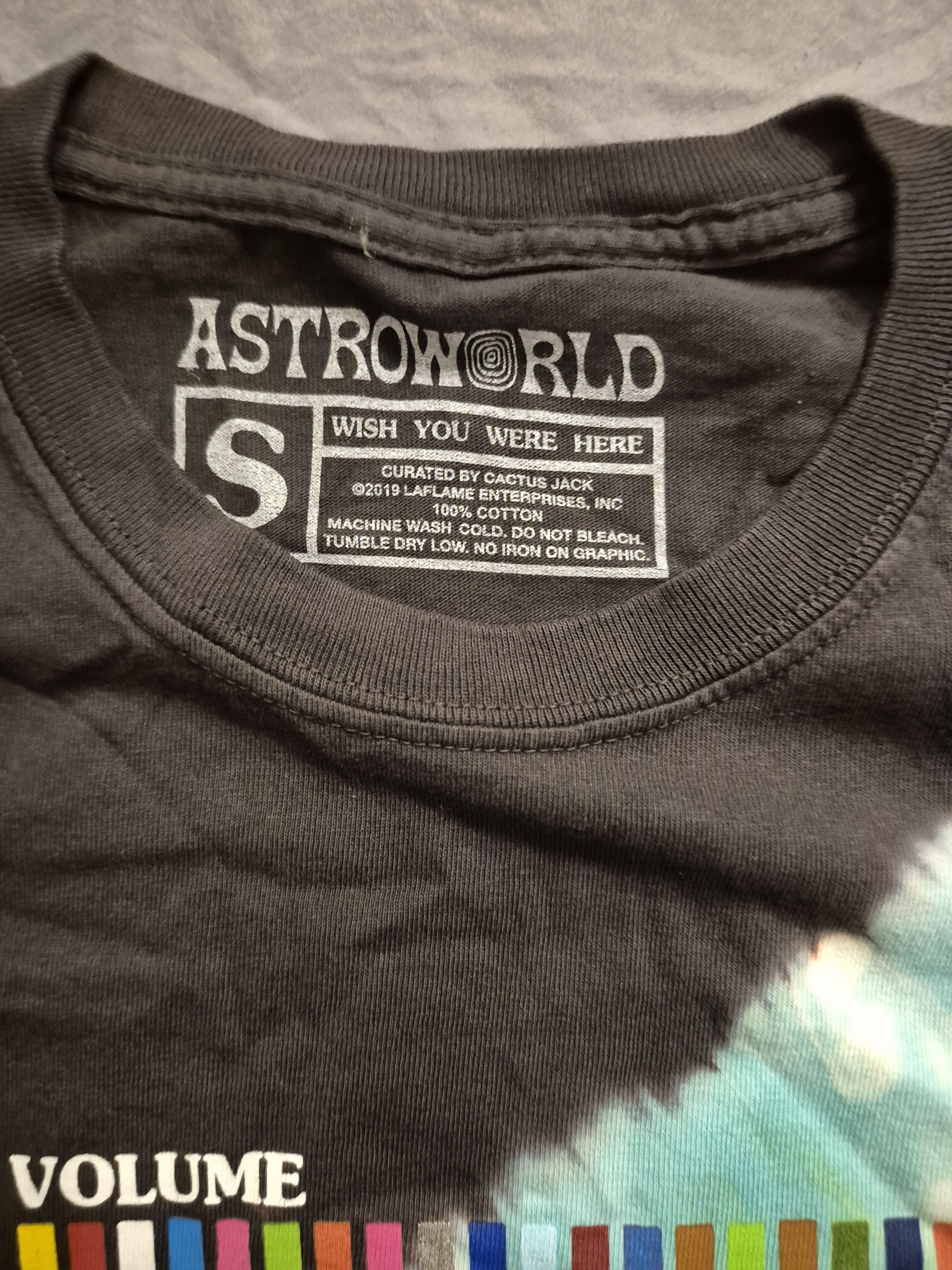 Travis Scott AstroWorld Beyond Belief Tee Shirt Size Small S Size US S / EU 44-46 / 1 - 2 Thumbnail