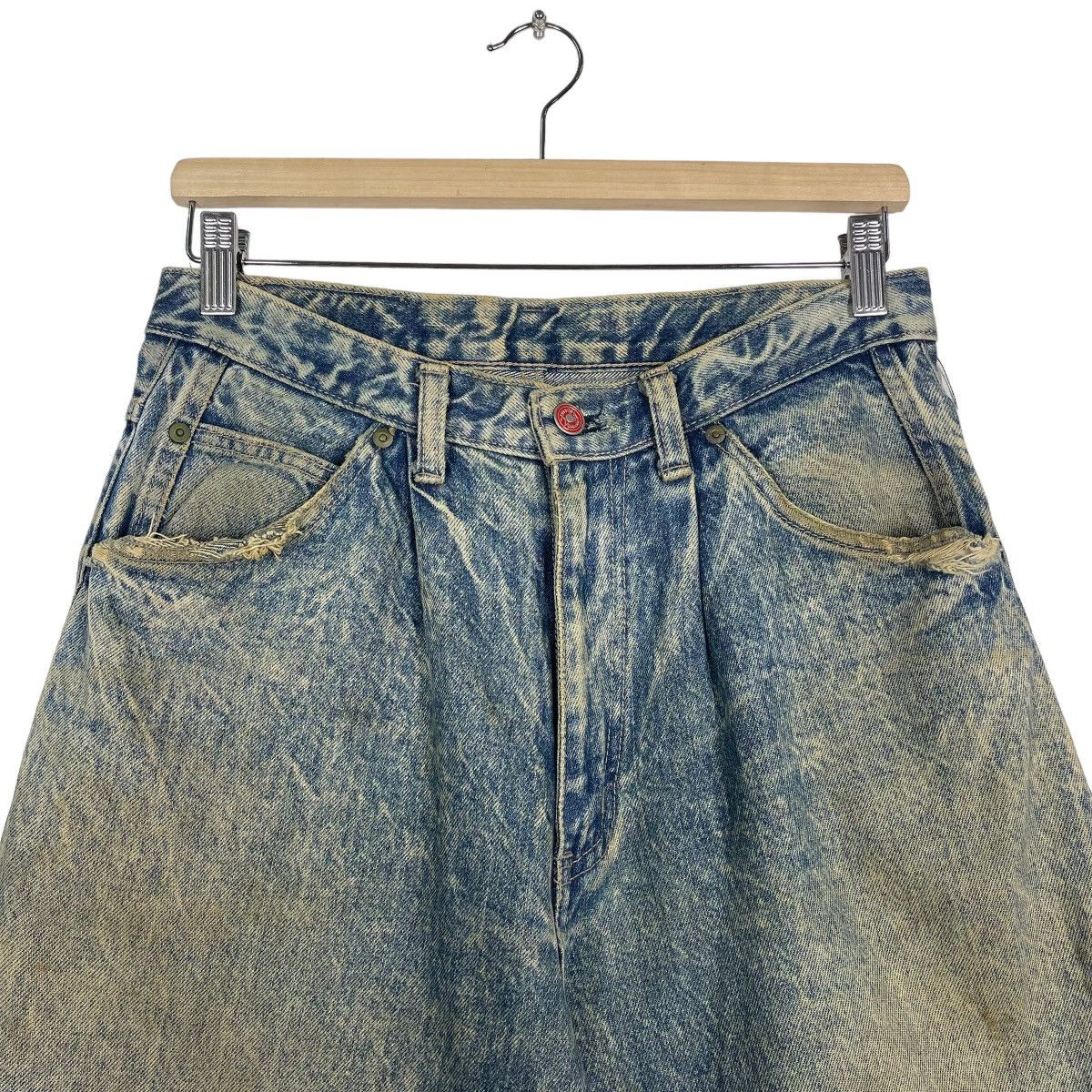 If Six Was Nine 21 City Boys Collection Flare Acid Wash Rusty Jeans Size US 30 / EU 46 - 3 Thumbnail