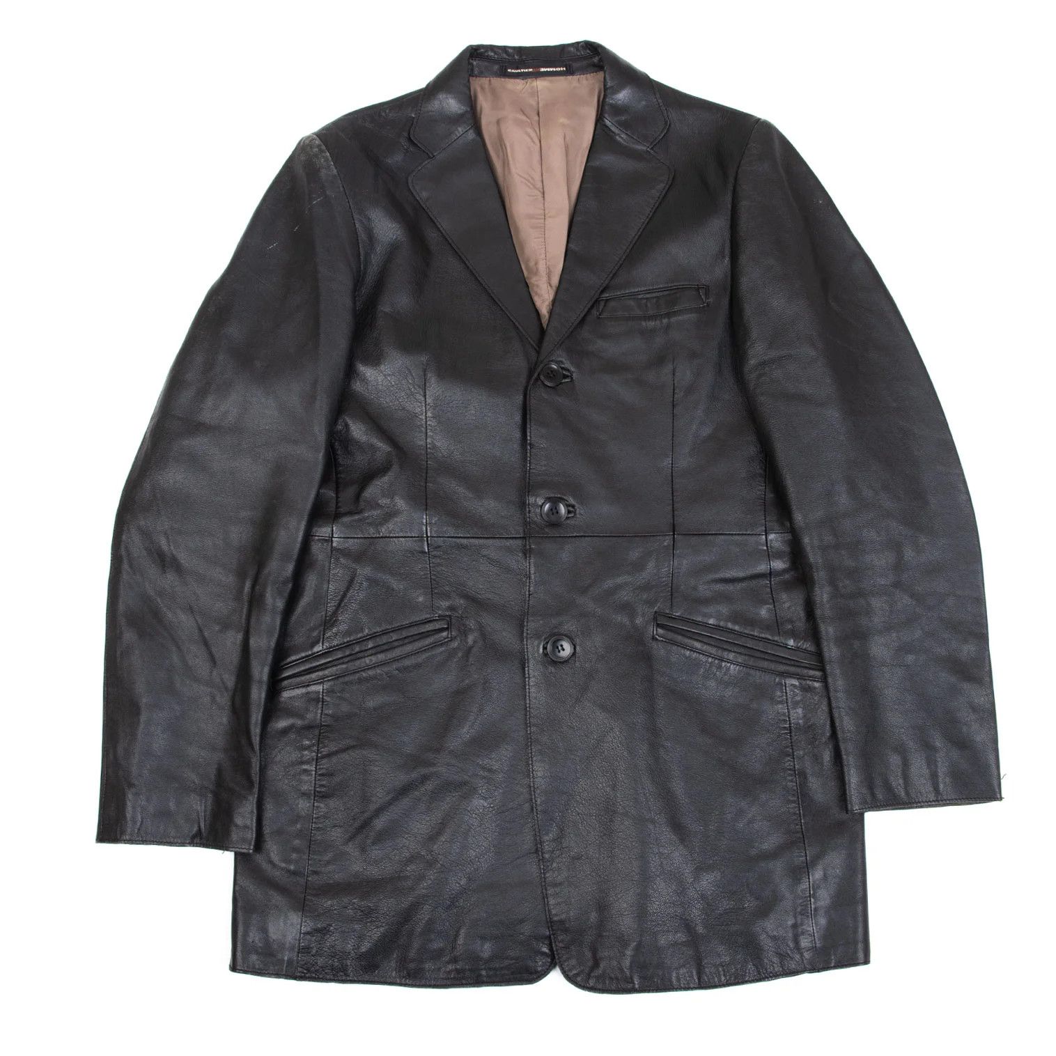 Jean Paul Gaultier Black Sheepskin Leather Jacket Size 48 Size US M / EU 48-50 / 2 - 1 Thumbnail
