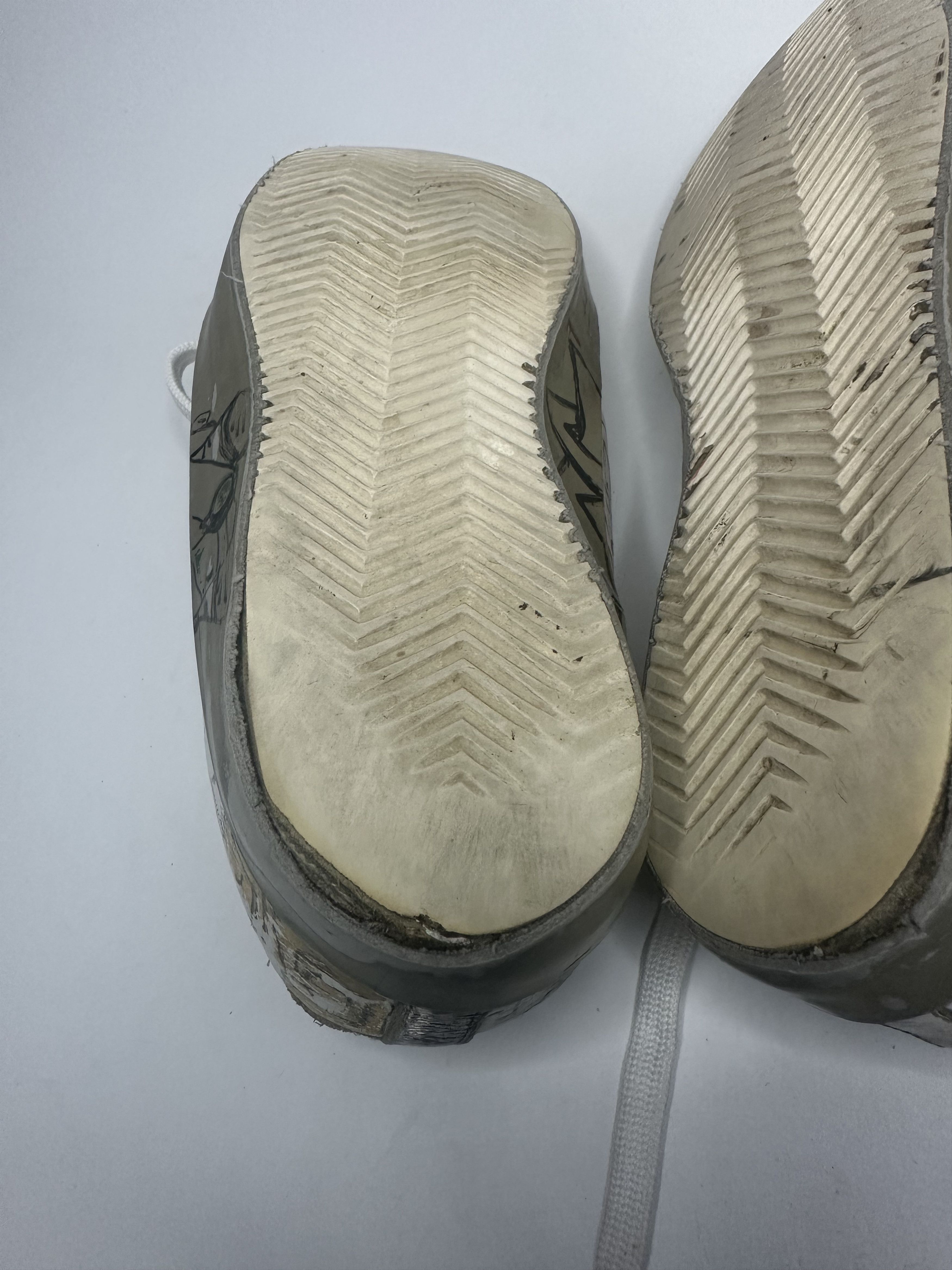 Golden Goose Golden Goose Graffiti Superstar Distressed Leather Sneakers. Size US 7 / EU 40 - 10 Thumbnail