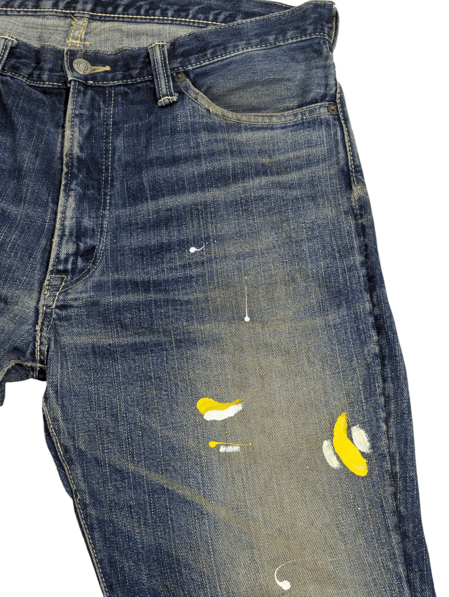 Eternal 🔥FREE SHIPPING🔥 ETERNAL 🇯🇵 SELVEDGE JEANS DENIM PAINTER Size US 34 / EU 50 - 5 Thumbnail