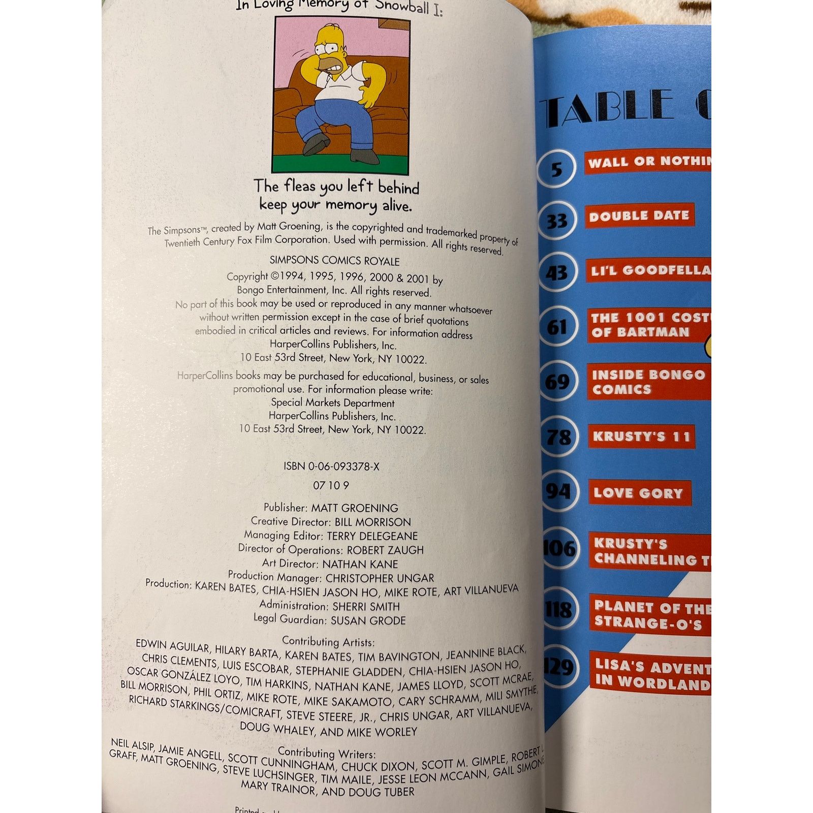 The Simpsons Simpsons Comics Royale Matt Groening 2000 tpb Size ONE SIZE - 3 Thumbnail