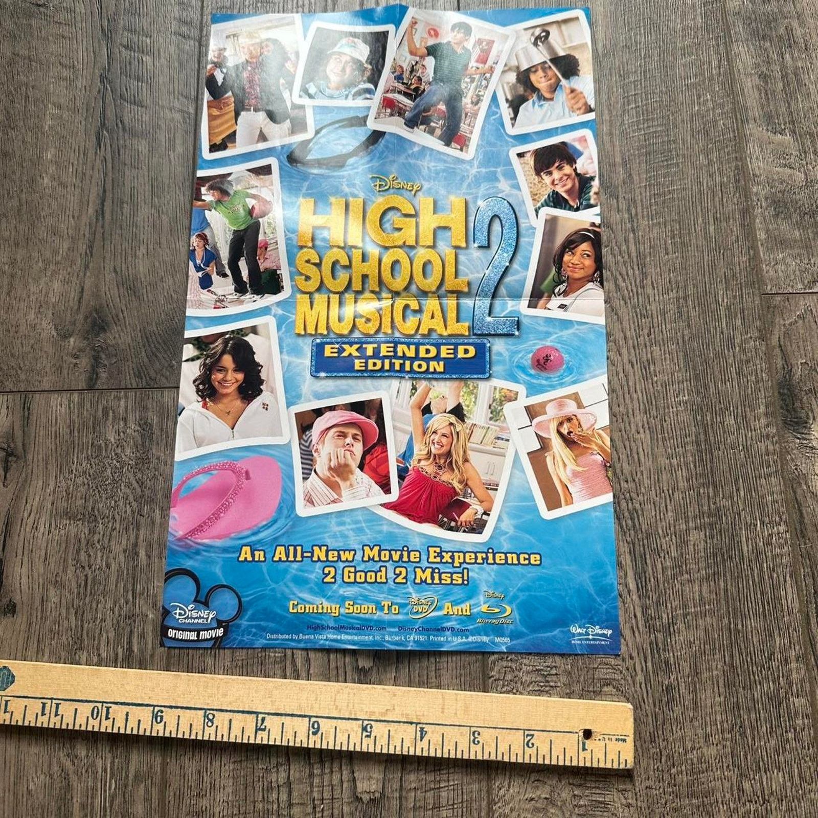 Disney × Vintage Disney Chanel Vintage High School Musical Movie Promo Poster Size ONE SIZE - 7 Thumbnail