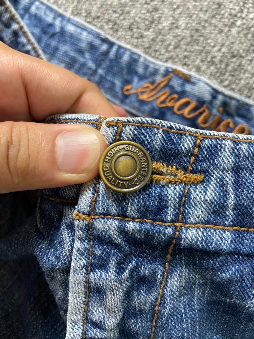 Japanese Brand AVARICE Brand Distressed Cargo Jeans (197) Size US 30 / EU 46 - 6 Thumbnail