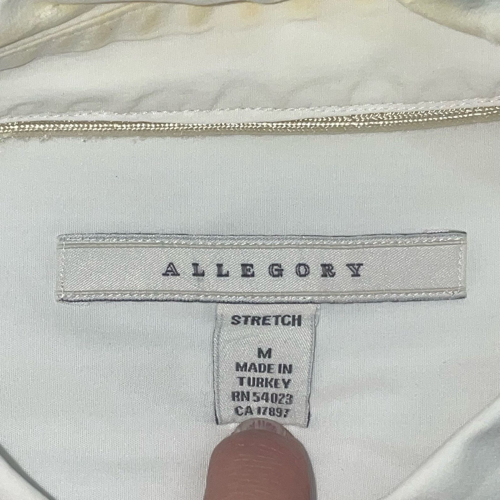 Anthropologie Anthropologie Allegory White Button Down Size M / US 6-8 / IT 42-44 - 2 Thumbnail