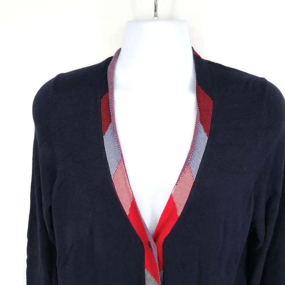 Charter Club Charter Club Women's Large Cardigan Sweater Blue NWT $79.50 Size L / US 10 / IT 46 - 2 Thumbnail