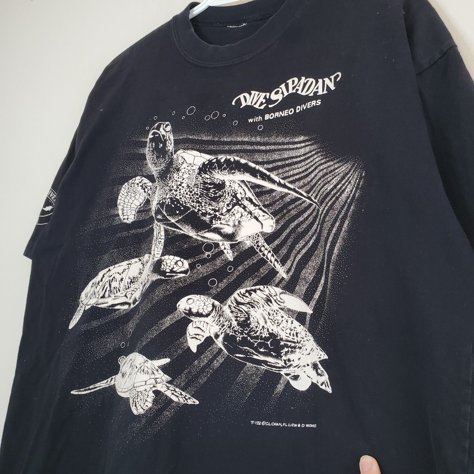 Vintage Vintage 90s Turtles Nature Graphic Shirt Black Size XL Size US XL / EU 56 / 4 - 3 Thumbnail