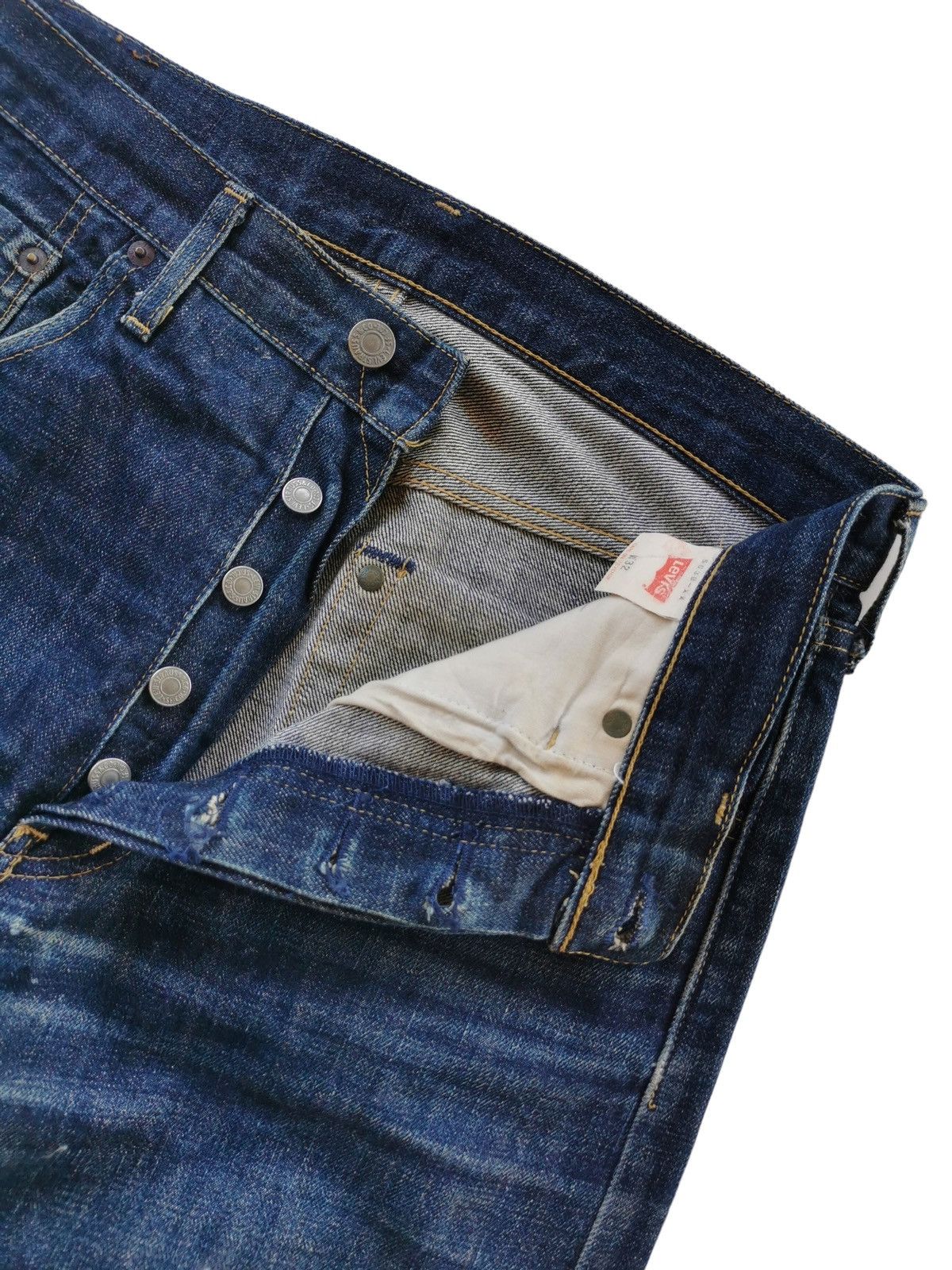 Levi's Levis 503B Vintage Selvedge Redline Jeans Size US 32 / EU 48 - 6 Thumbnail