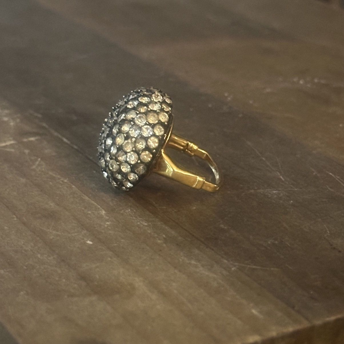 Other × Vintage Vintage Vendome paved crystal dome cocktail ring Size ONE SIZE - 9 Thumbnail