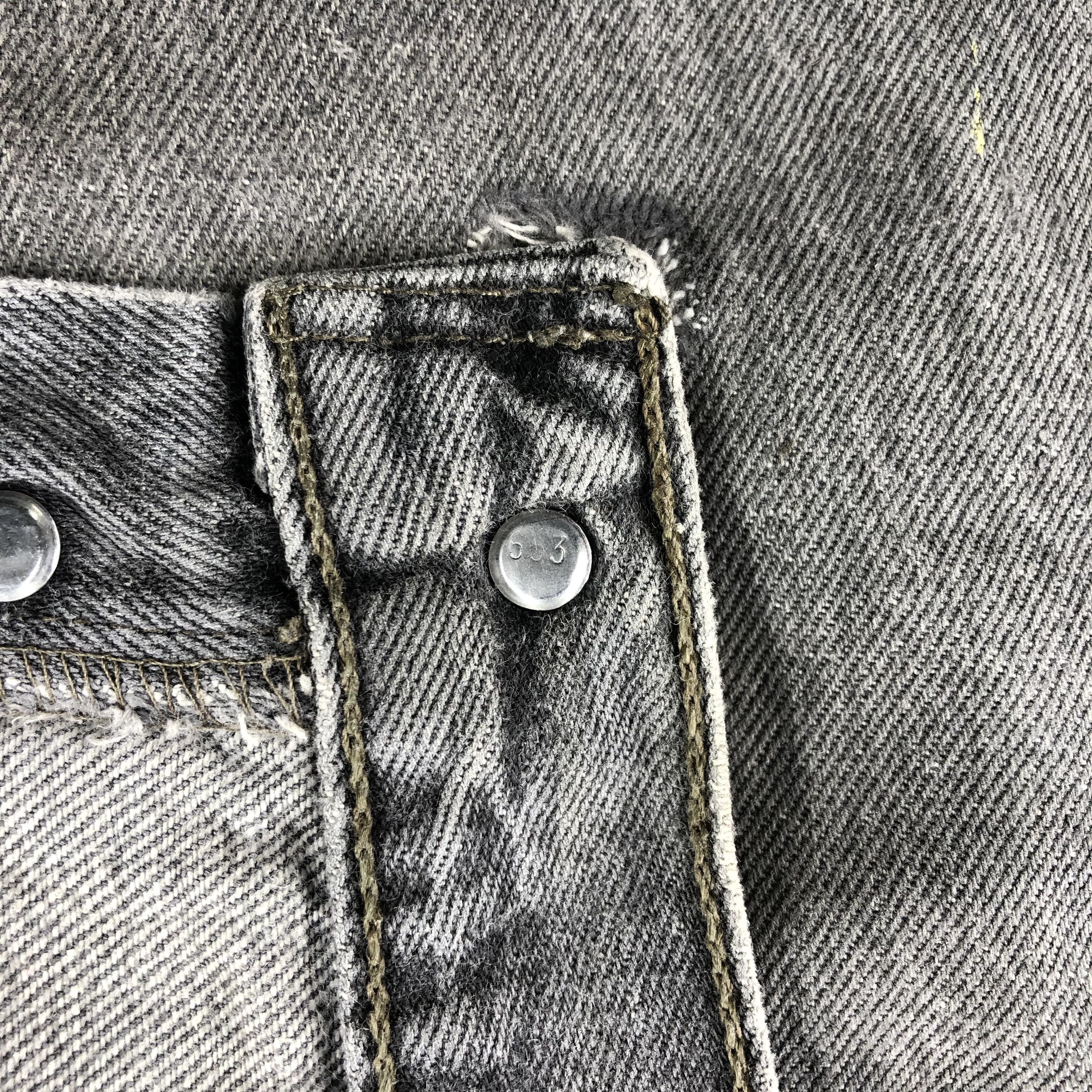 Levi's Vintage 90s Ash Gray Levis 501 Jeans-JM2338 Size US 40 / EU 56 - 16 Thumbnail
