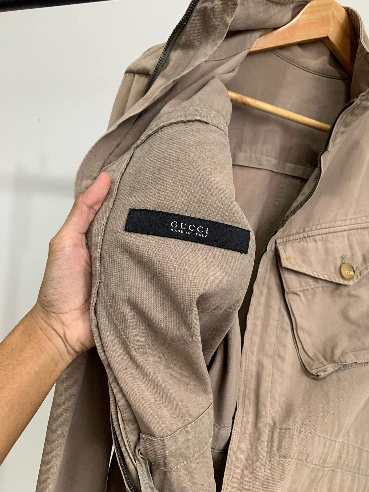 Gucci 🔥GUCCI ITALY MILITARY 4 POCKETS JACKETS Size US M / EU 48-50 / 2 - 11 Thumbnail