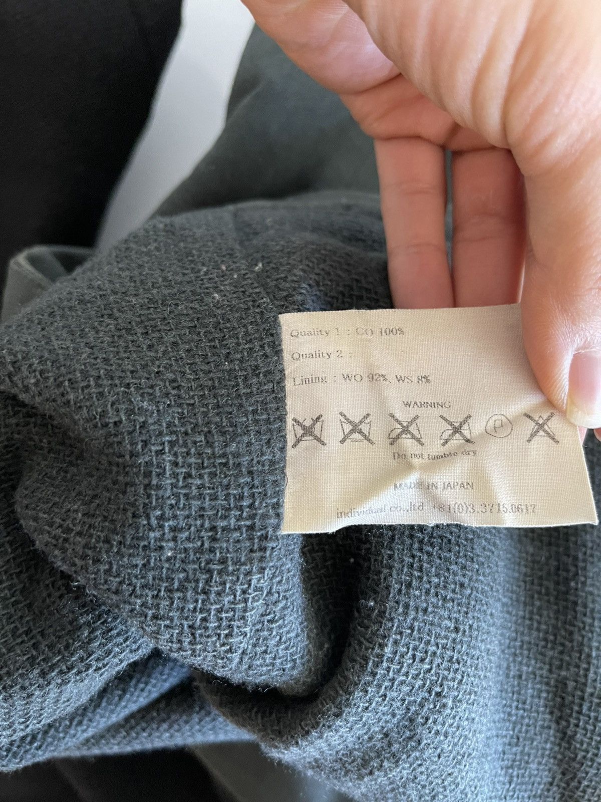 Individual Sentiments IS 09AW Cotton Jersey Boot Cut Easy Pants Size US 32 / EU 48 - 6 Thumbnail