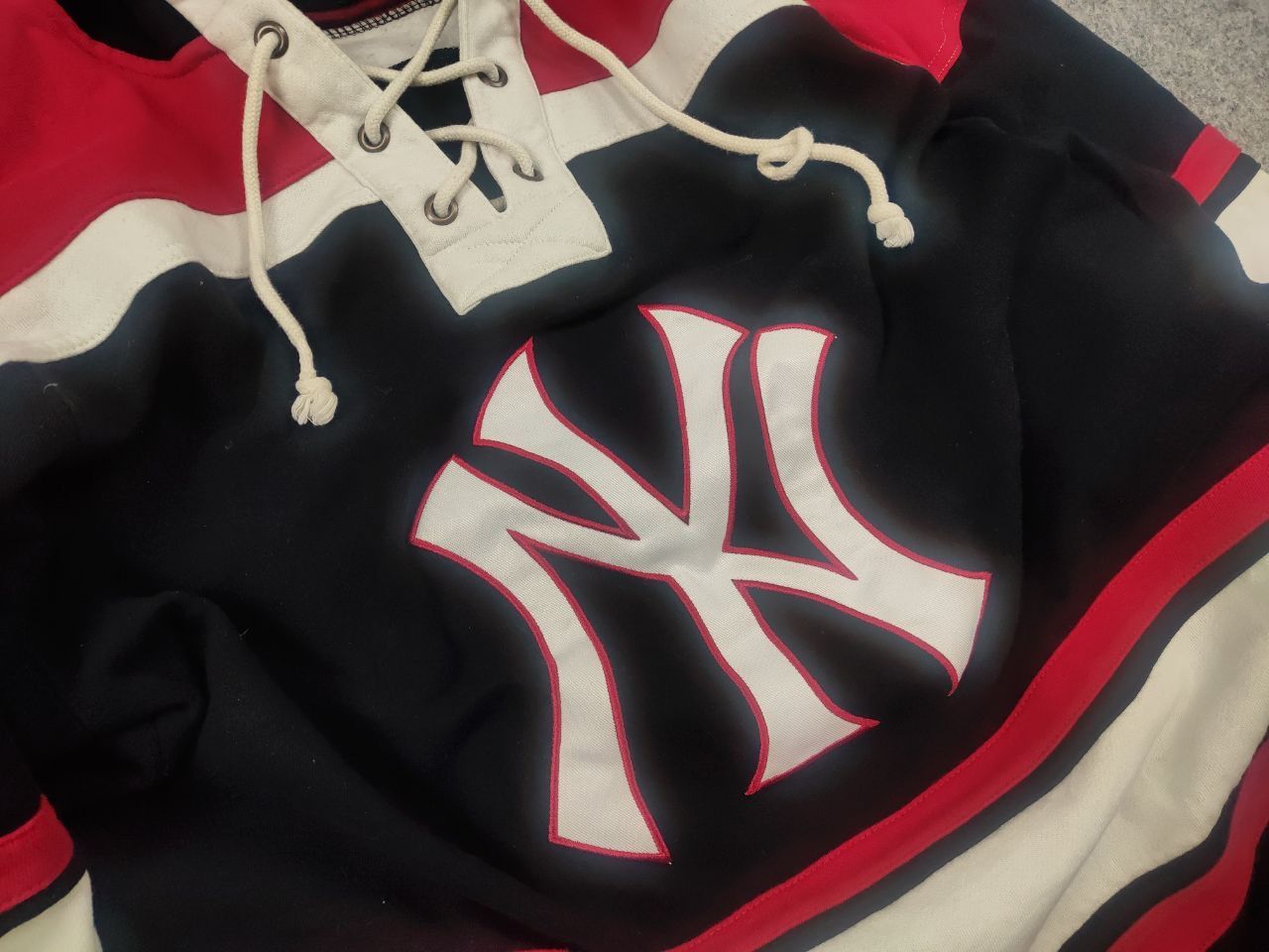 New York Yankees New York Yankees '47 Superior Lacer Pullover Hoodie Supreme Size US M / EU 48-50 / 2 - 6 Thumbnail