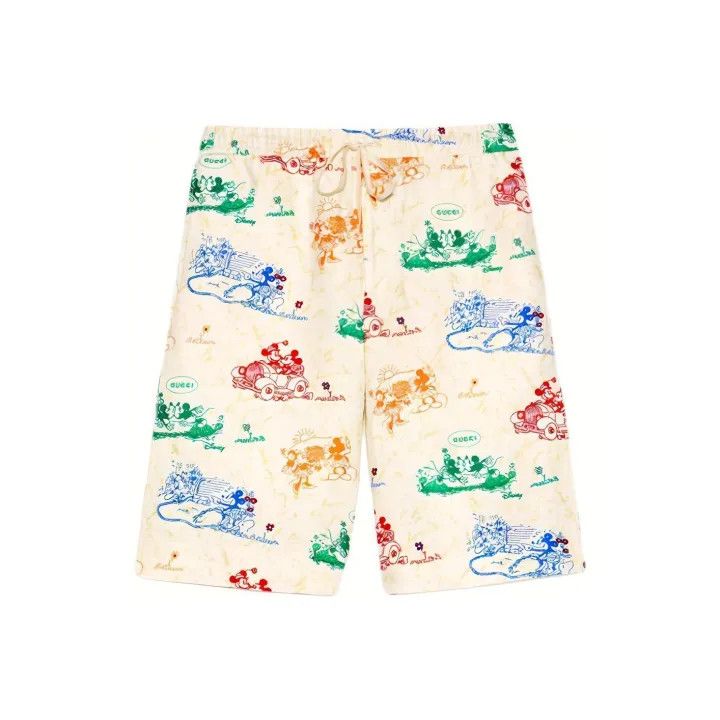 Gucci Gucci Letter Logo Pattern Casual Shorts Size US 30 / EU 46 - 1 Thumbnail