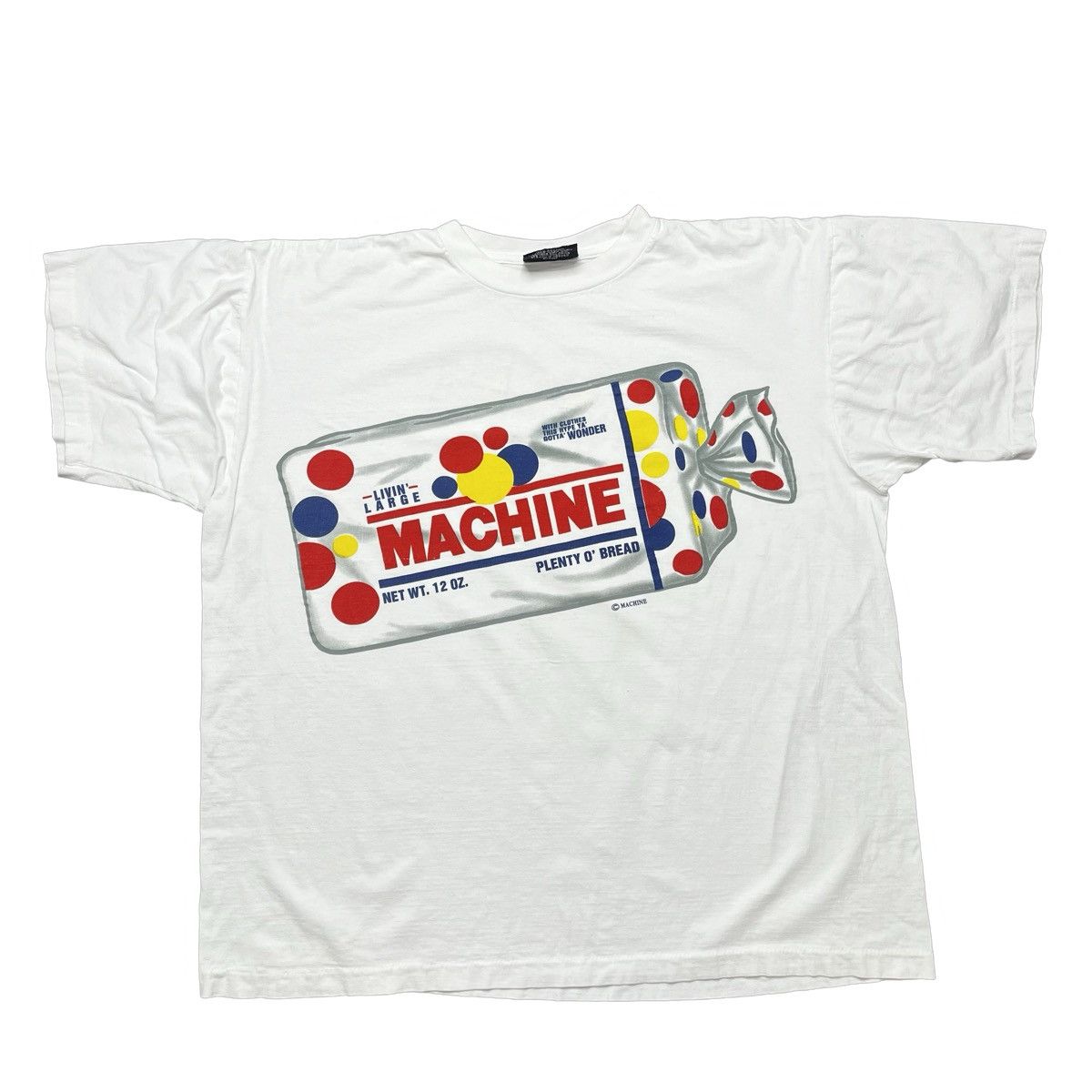 Vintage vintage wonder bread, machine single stitch T-shirt Size US XL / EU 56 / 4 - 1 Thumbnail