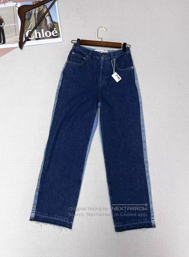 Loewe Loewe Multicolored Denim Pants Size 42" / US 20 - 1 Thumbnail