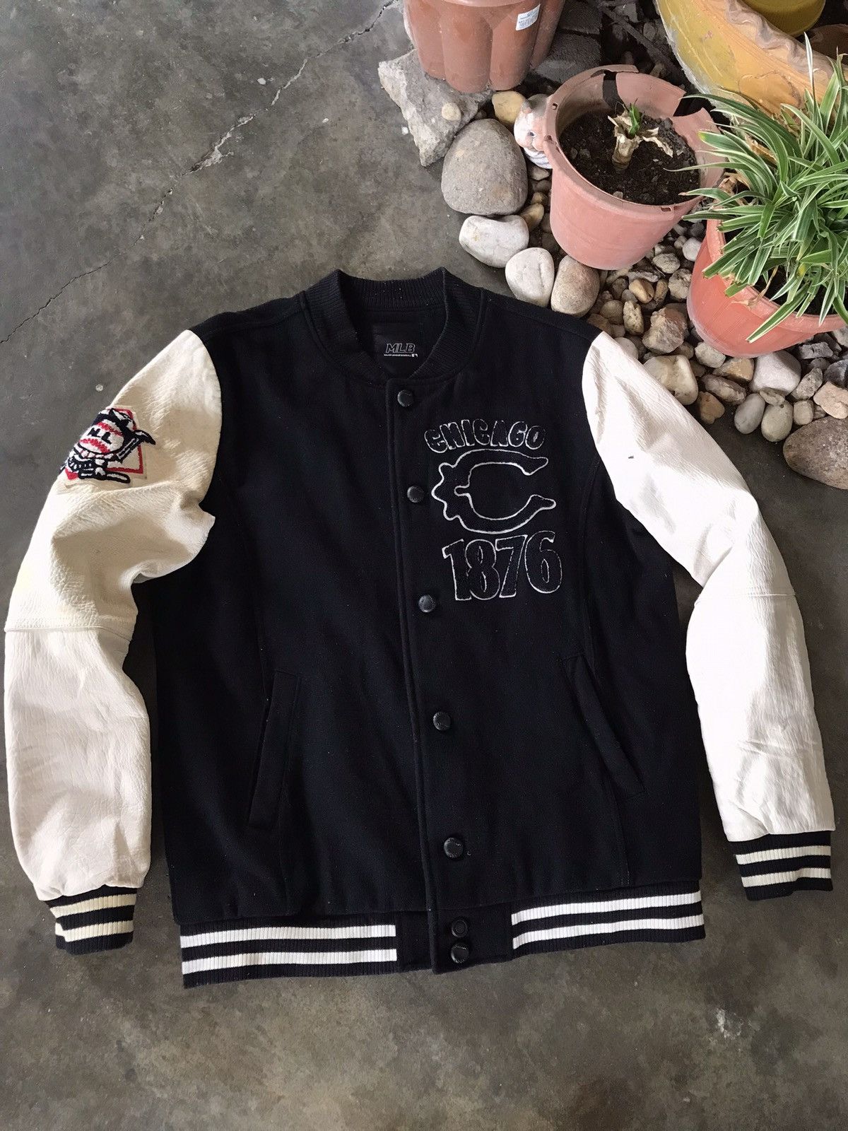 MLB × Vintage VINTAGE MLB Chicago 1876 Varsity Jacket 🔥 Size US L / EU 52-54 / 3 - 7 Thumbnail