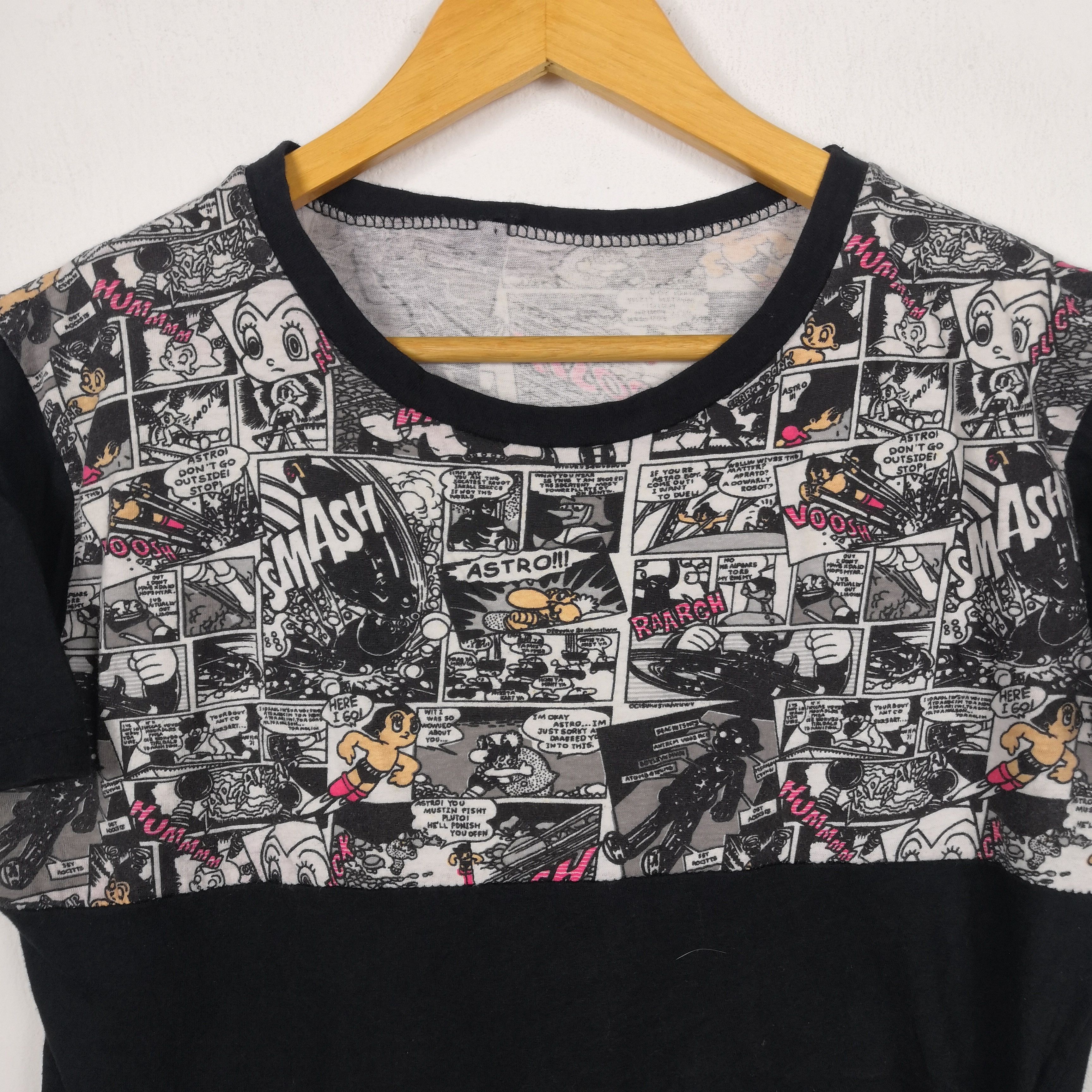 Anime Vintage Astro Boy T-Shirt Japanese Anime Cartoon Manga Tee Size US S / EU 44-46 / 1 - 4 Thumbnail