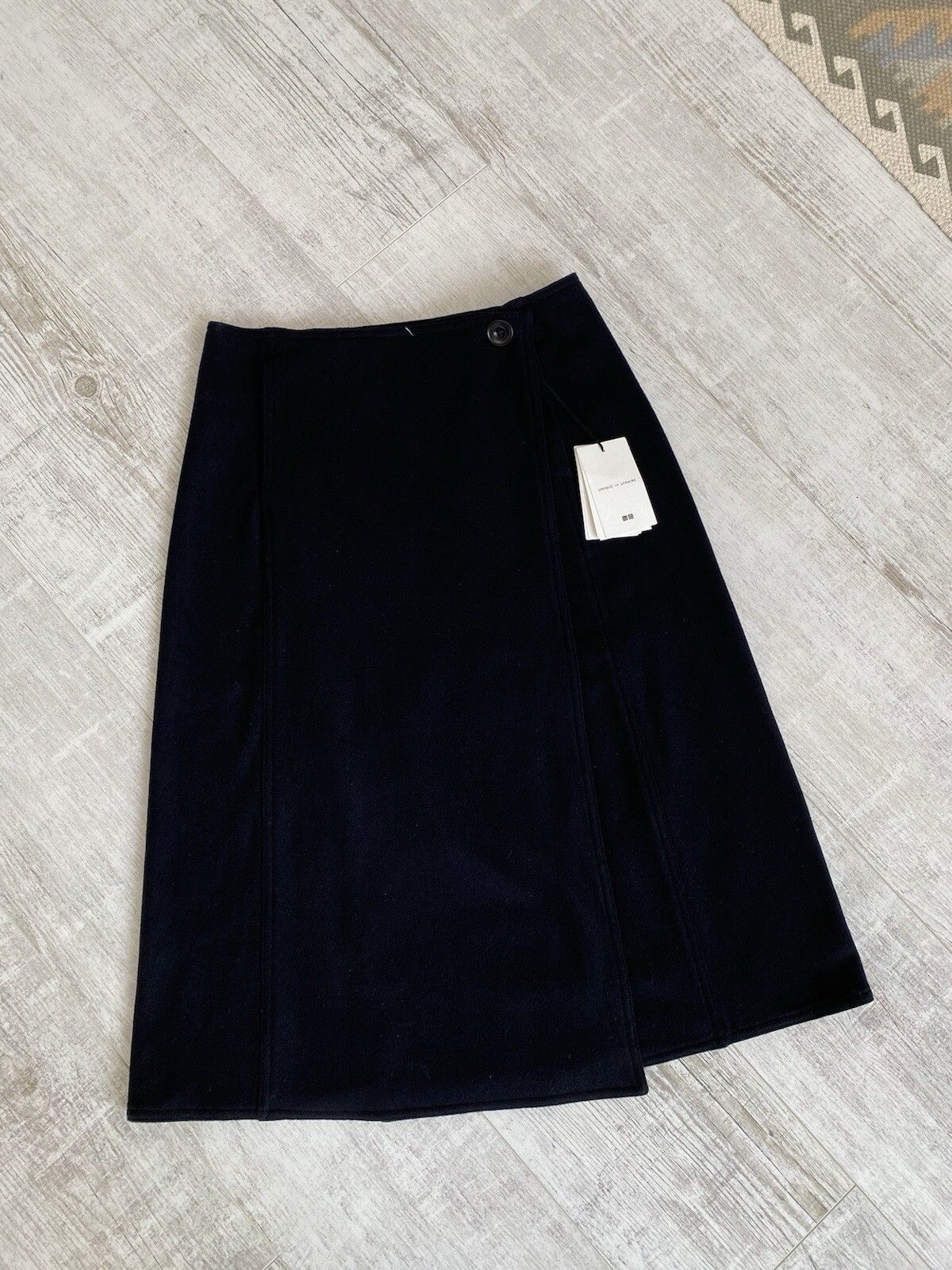 Lemaire × Uniqlo NEW Uniqlo Lamaire Wool Cashmere Midi Wrap Skirt Size 26" / US 2 / IT 38 - 1 Thumbnail