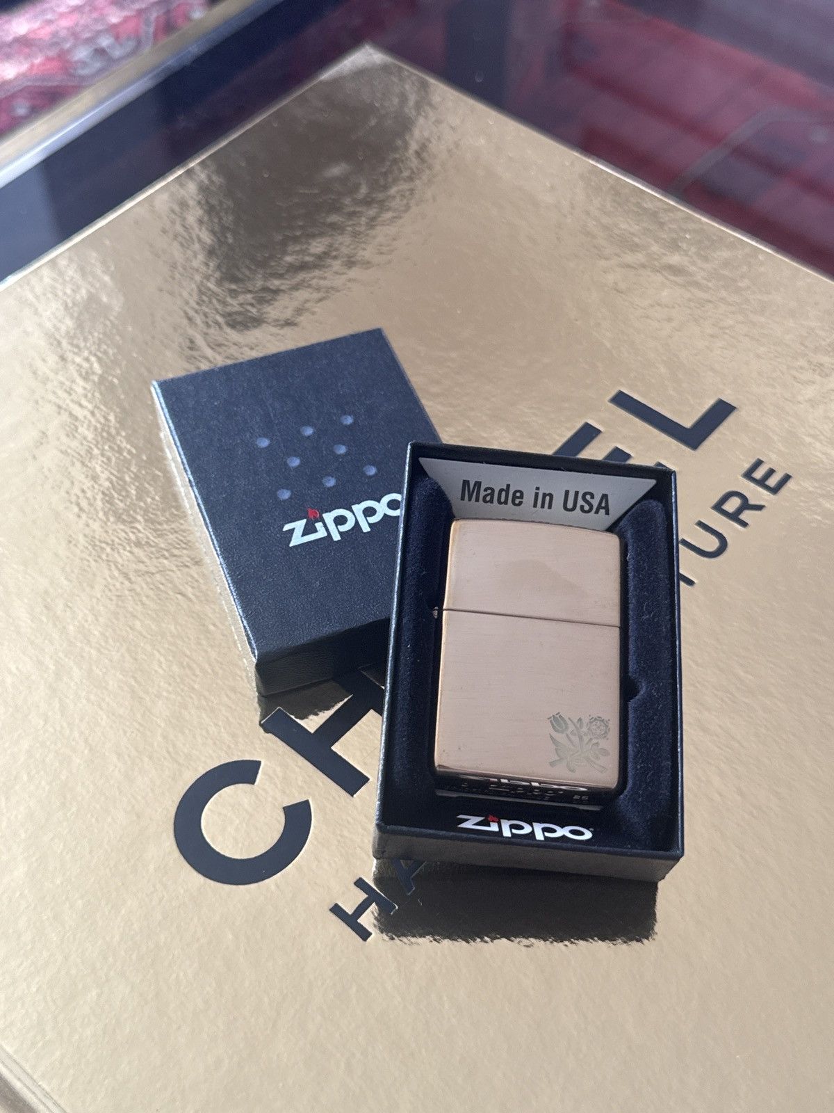 Aime Leon Dore Aime Leon Dore Brass Zippo Lighter Size ONE SIZE - 3 Thumbnail