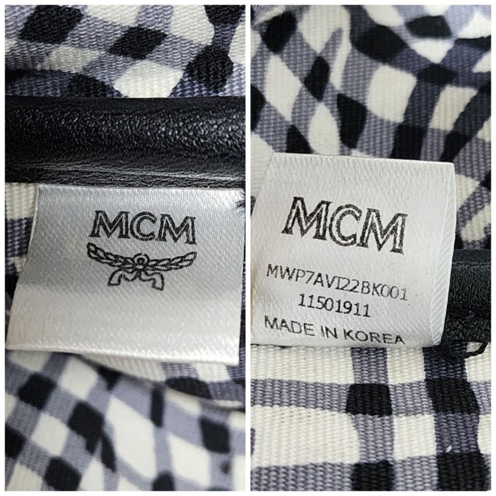 MCM MCM Visetos Medium Liz Reversible Shopper Tote/Pochete Black Size ONE SIZE - 3 Thumbnail