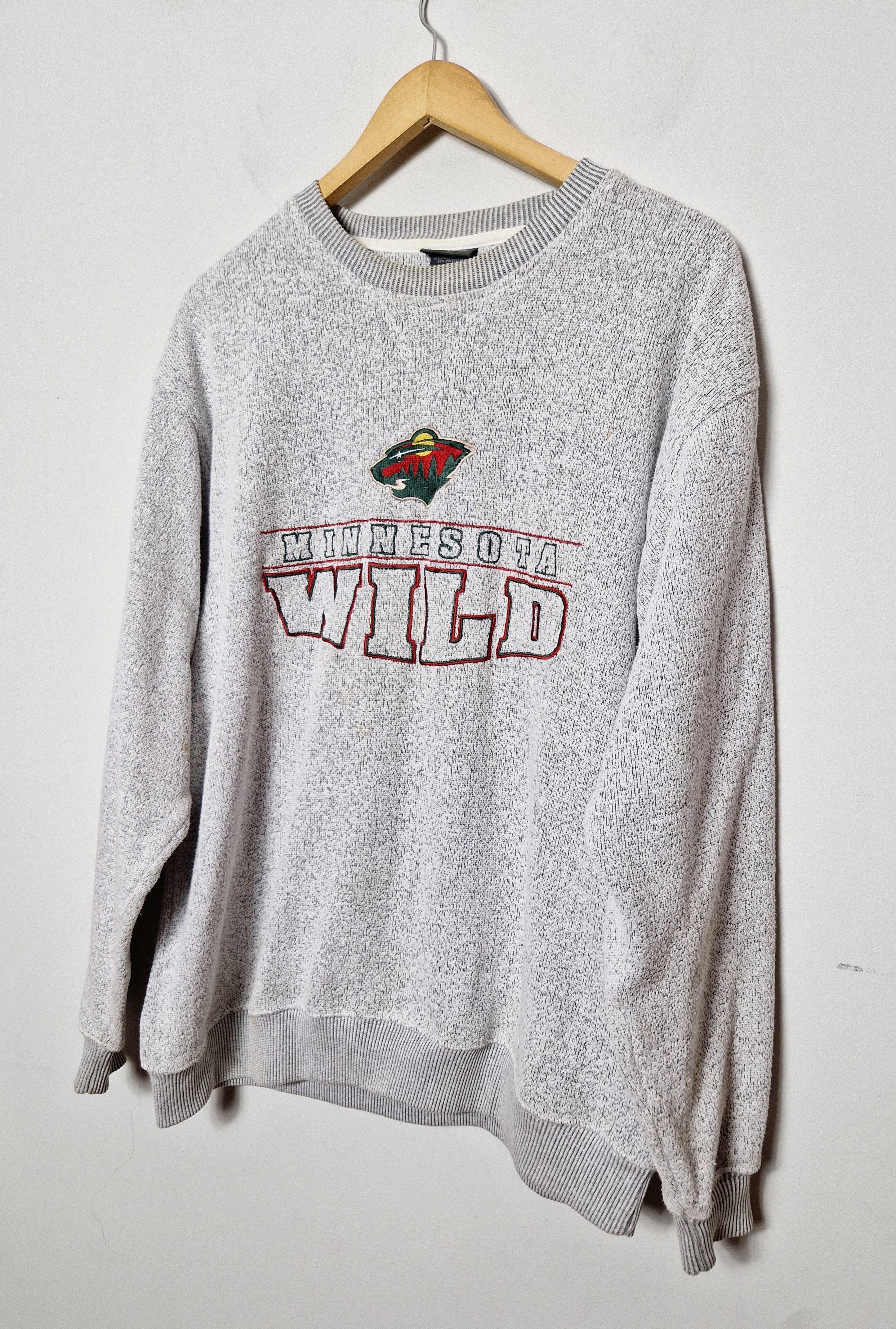 NHL × Vintage NHL Minnesota Wilds sweatshirt nba nfl usa america Size US L / EU 52-54 / 3 - 3 Thumbnail