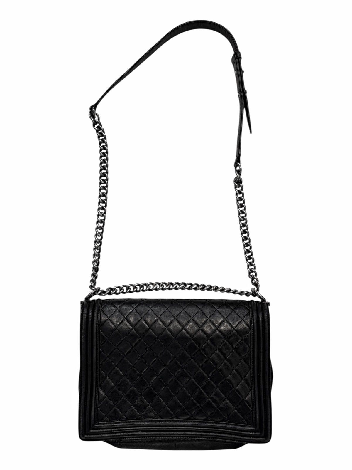 Chanel $9,800 Large Caviar Boy Bag Leather Black Size ONE SIZE - 2 Thumbnail
