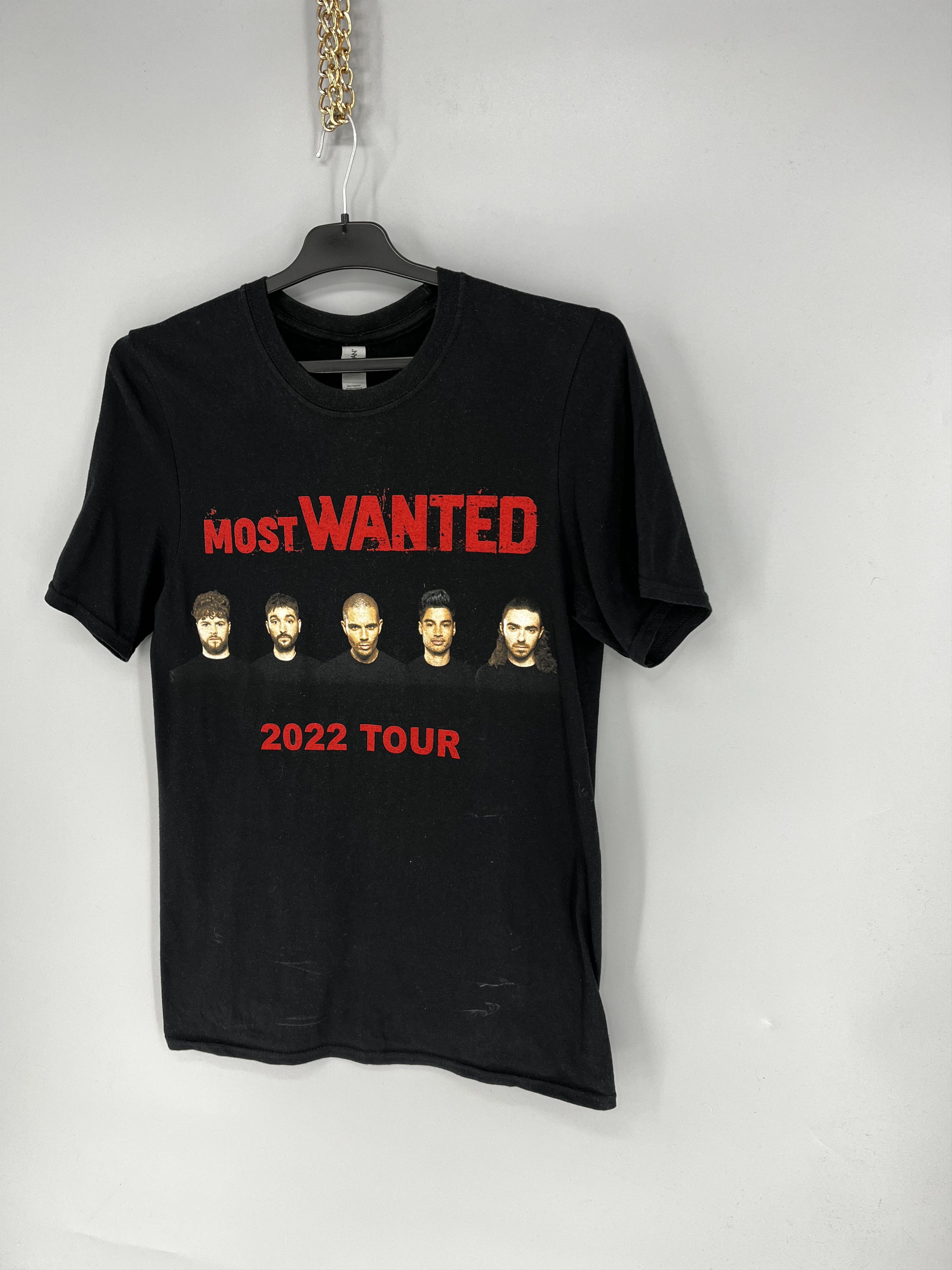 Band Tees Most Wanted Boy Band USA Summer Tour 22 Shirt Size US S / EU 44-46 / 1 - 3 Thumbnail