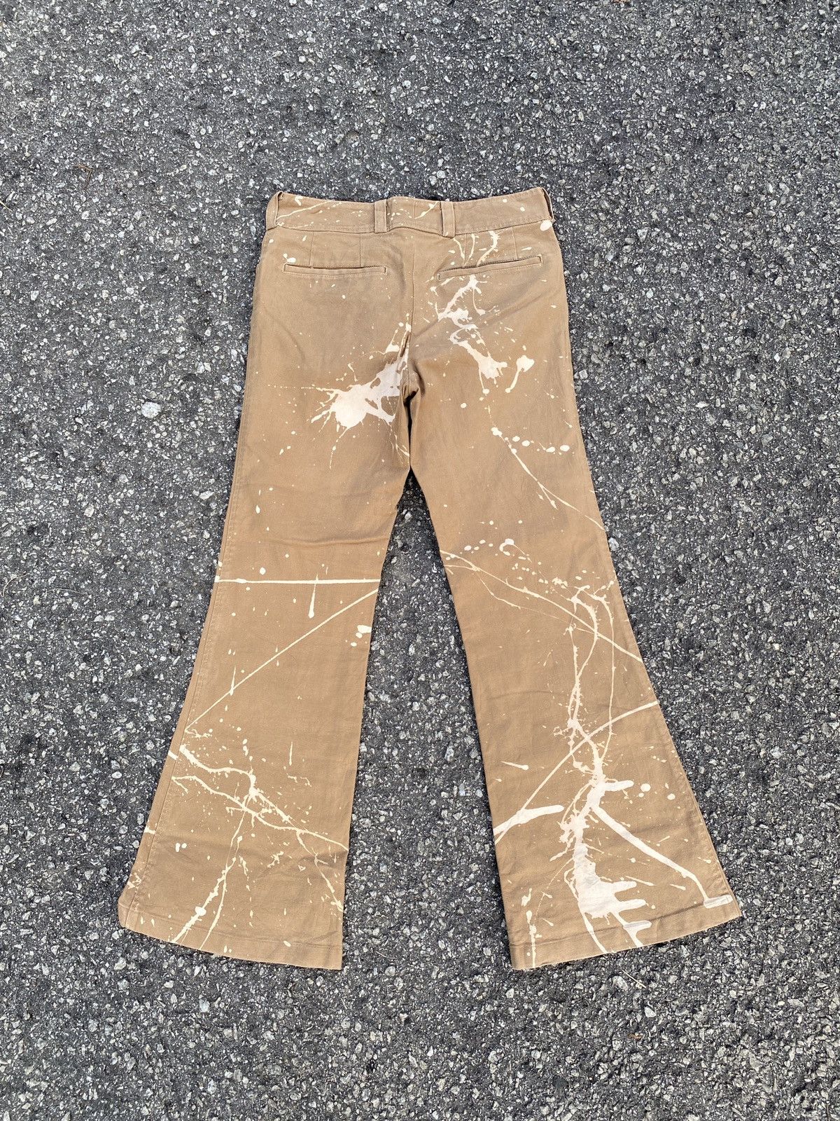 Japanese Brand × Tornado Mart Japanese Brand Tornado Mart Splatter Design Flare Denim Size US 27 - 2 Thumbnail