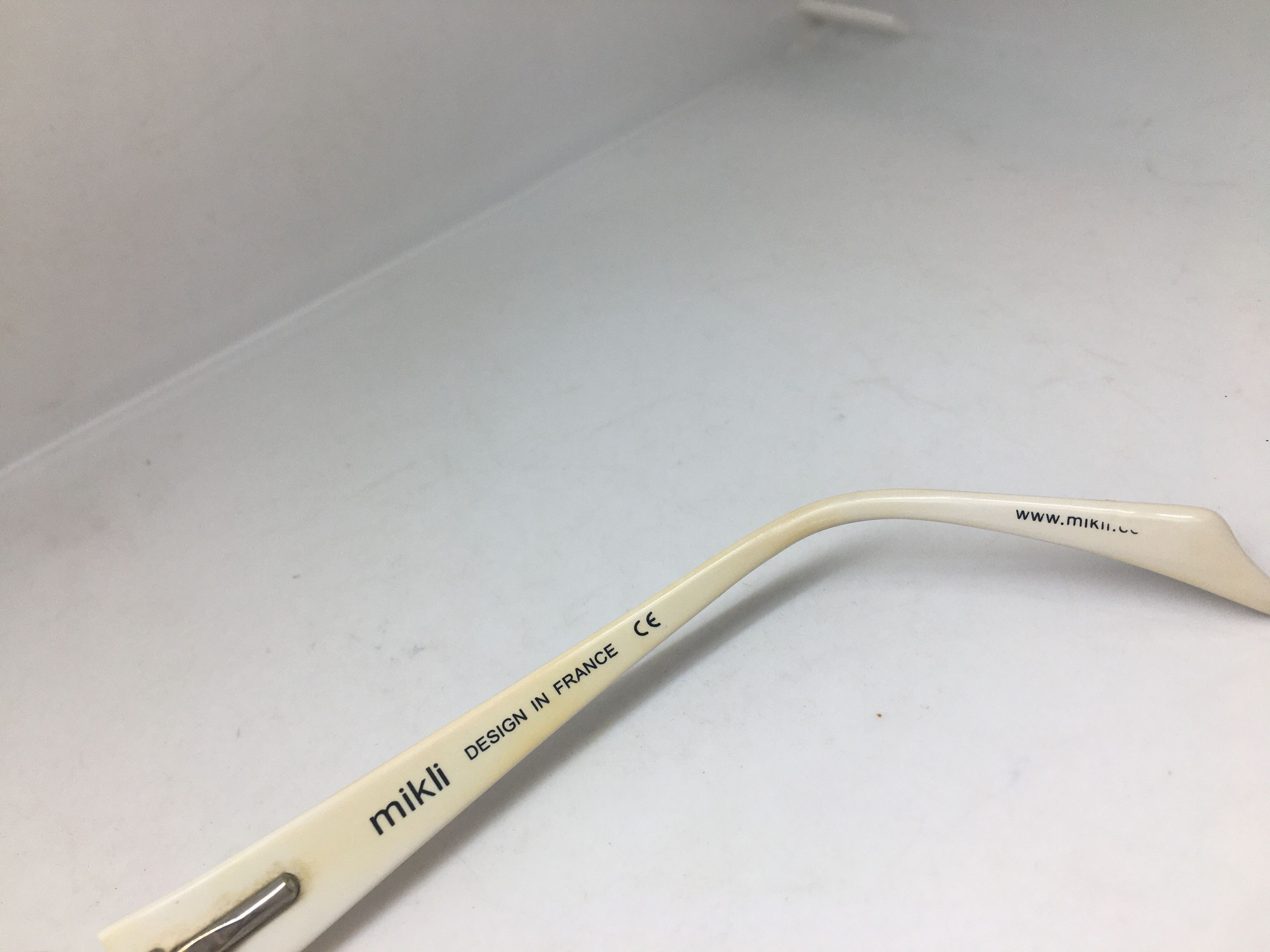 Other Mikli ML 1017 Black White Half-rim RX Eyeglasses Frame Size ONE SIZE - 4 Thumbnail