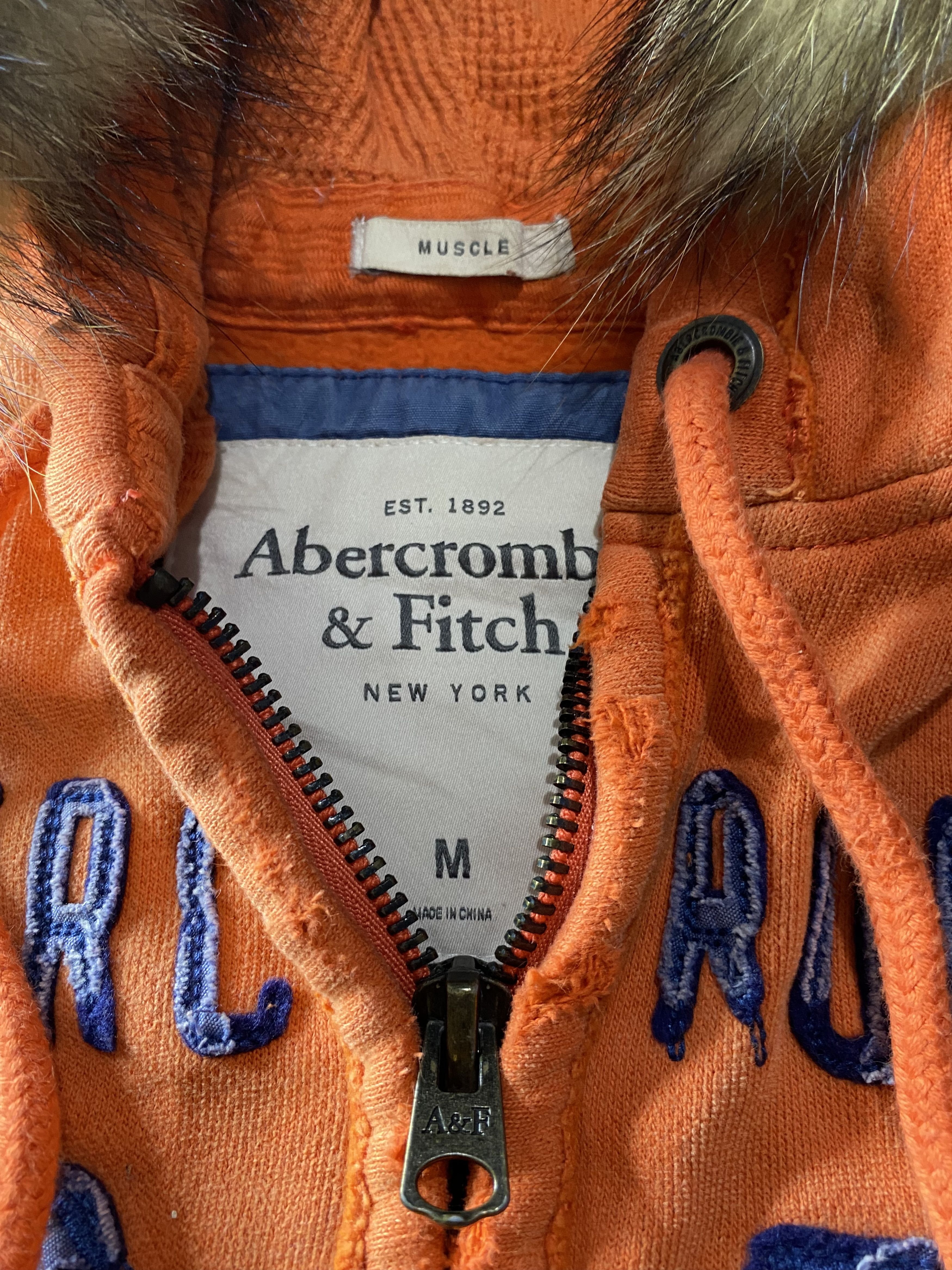 If Six Was Nine Japanese abercrombie & fitch faux fur distressed zip hoodie Size US M / EU 48-50 / 2 - 6 Thumbnail