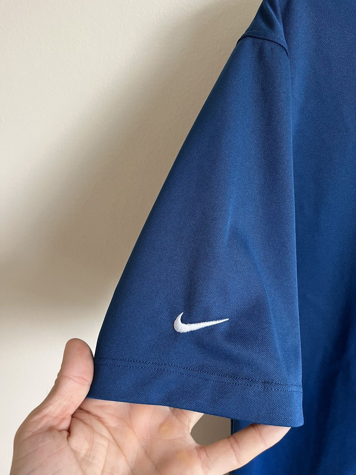 John Deere Nike Golf Dri-Fit Micro Pique Polo Shirt Size US L / EU 52-54 / 3 - 7 Thumbnail