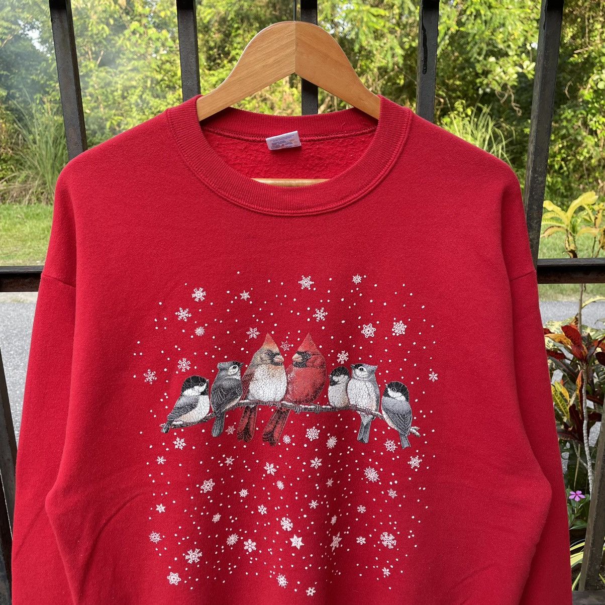 Jerzees 🔥Vintage 90s Jerzees Cardinals Bird Sweatshirts Size US M / EU 48-50 / 2 - 3 Thumbnail