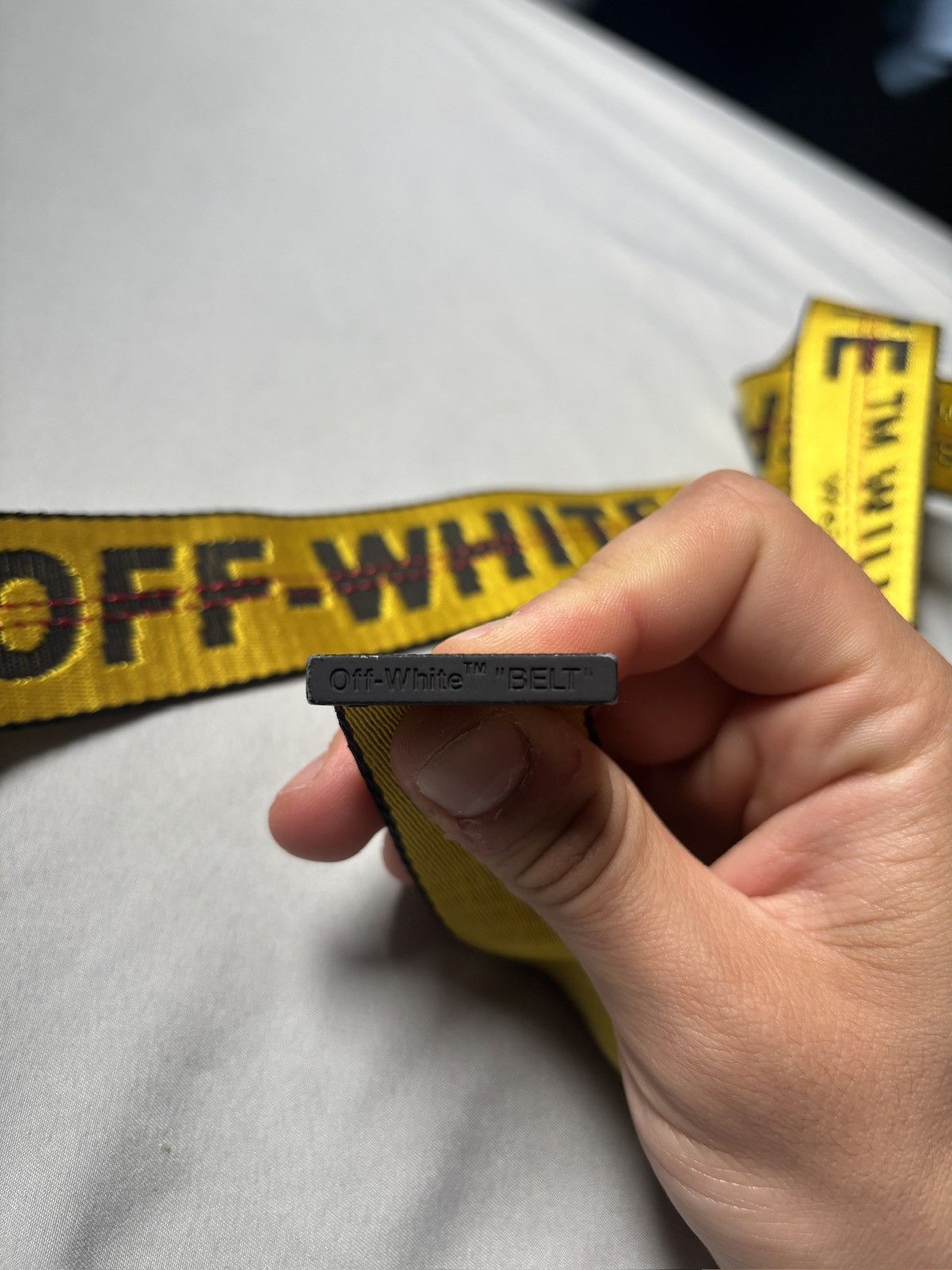 Off-White YELLOW INDUSTRIAL BELT Size ONE SIZE - 3 Thumbnail