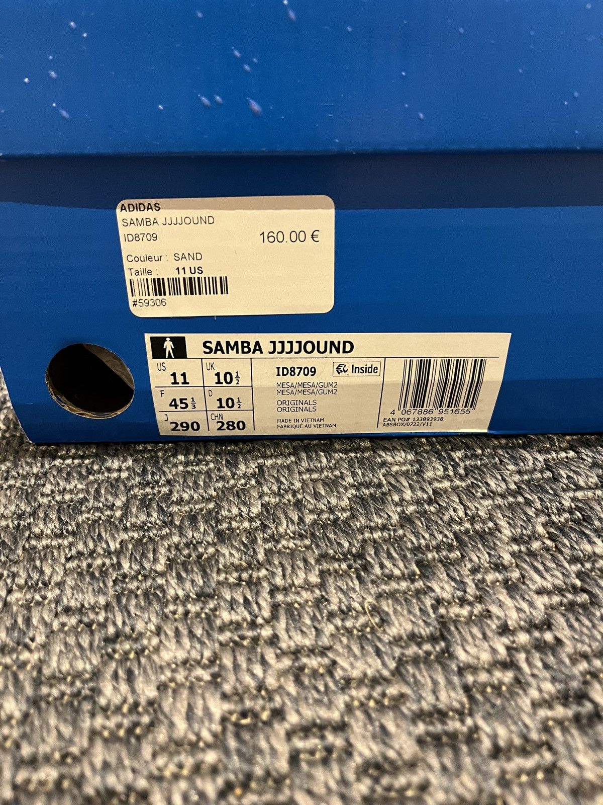 Adidas ADIDAS SAMBA x JJJJOUND Size US 11 / EU 44 - 9 Thumbnail